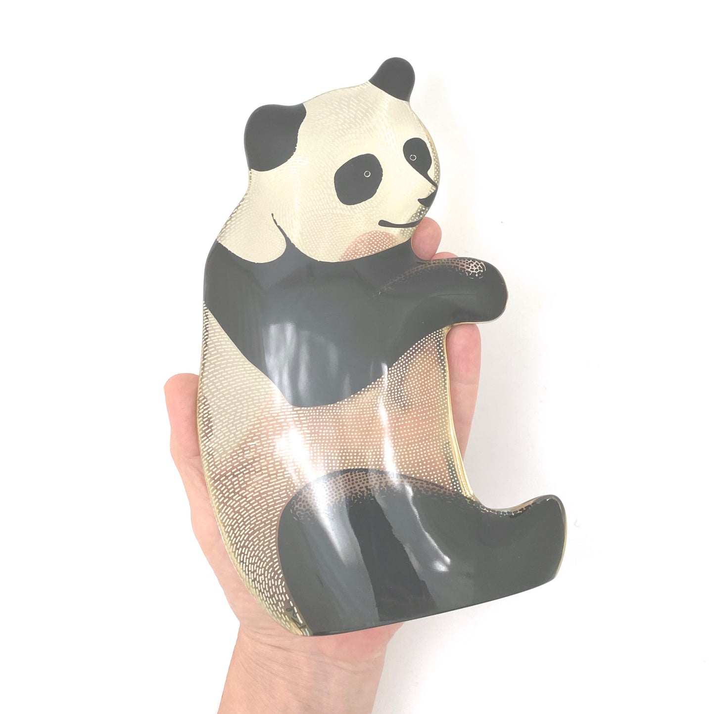 scale Abraham Palatnik Brazil vintage acrylic pop art panda bear sculpture