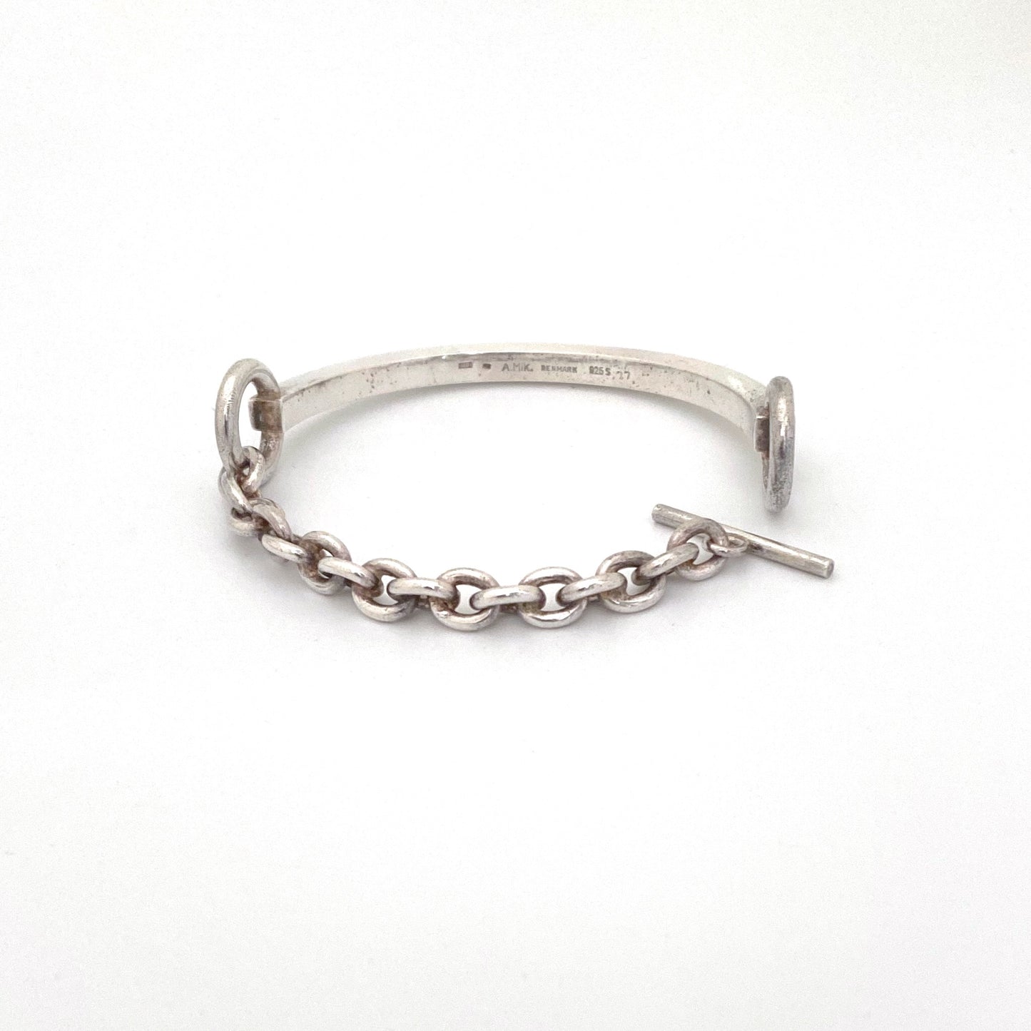 Andreas Mikkelsen heavy silver bracelet ~ scarce