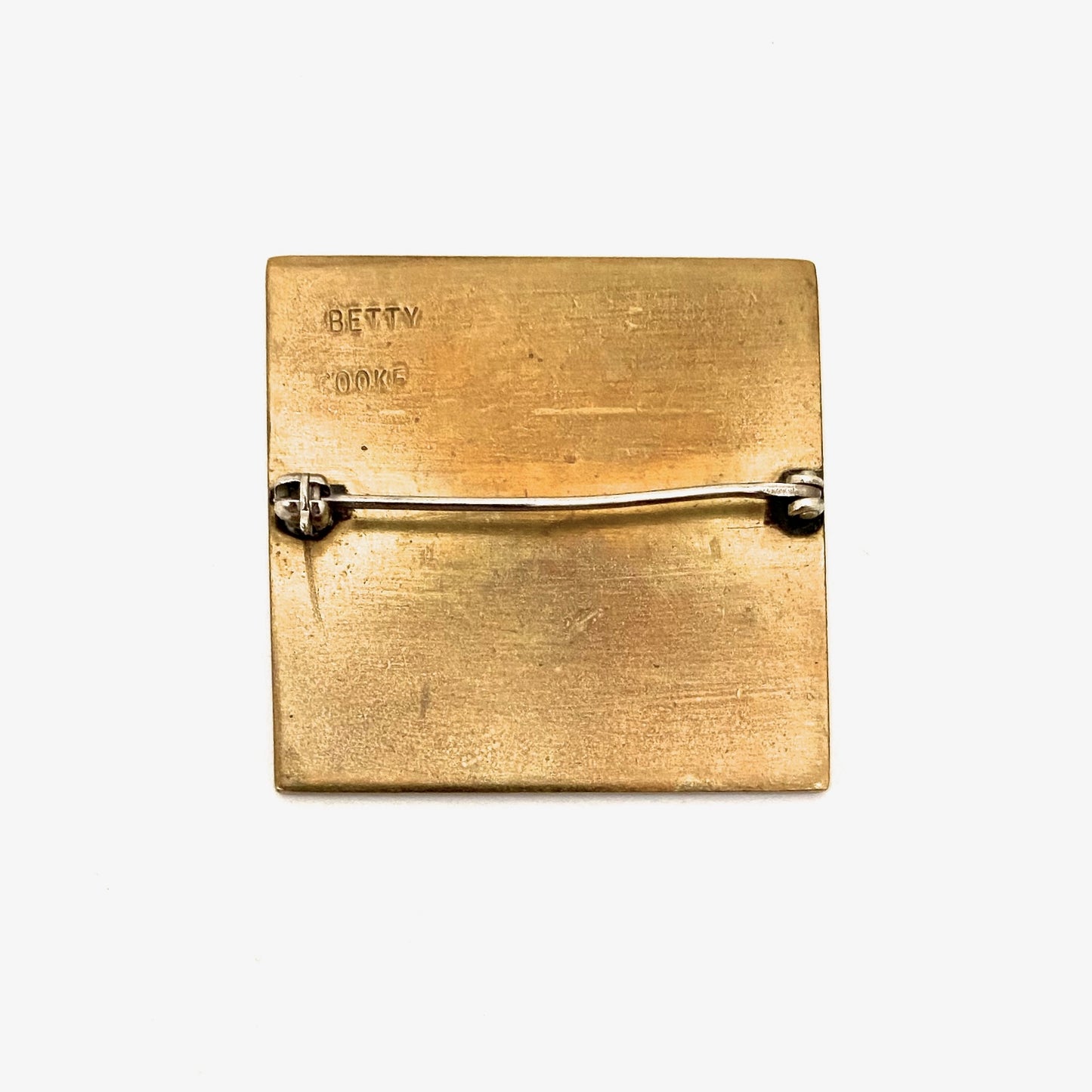 Betty Cooke geometric brooch