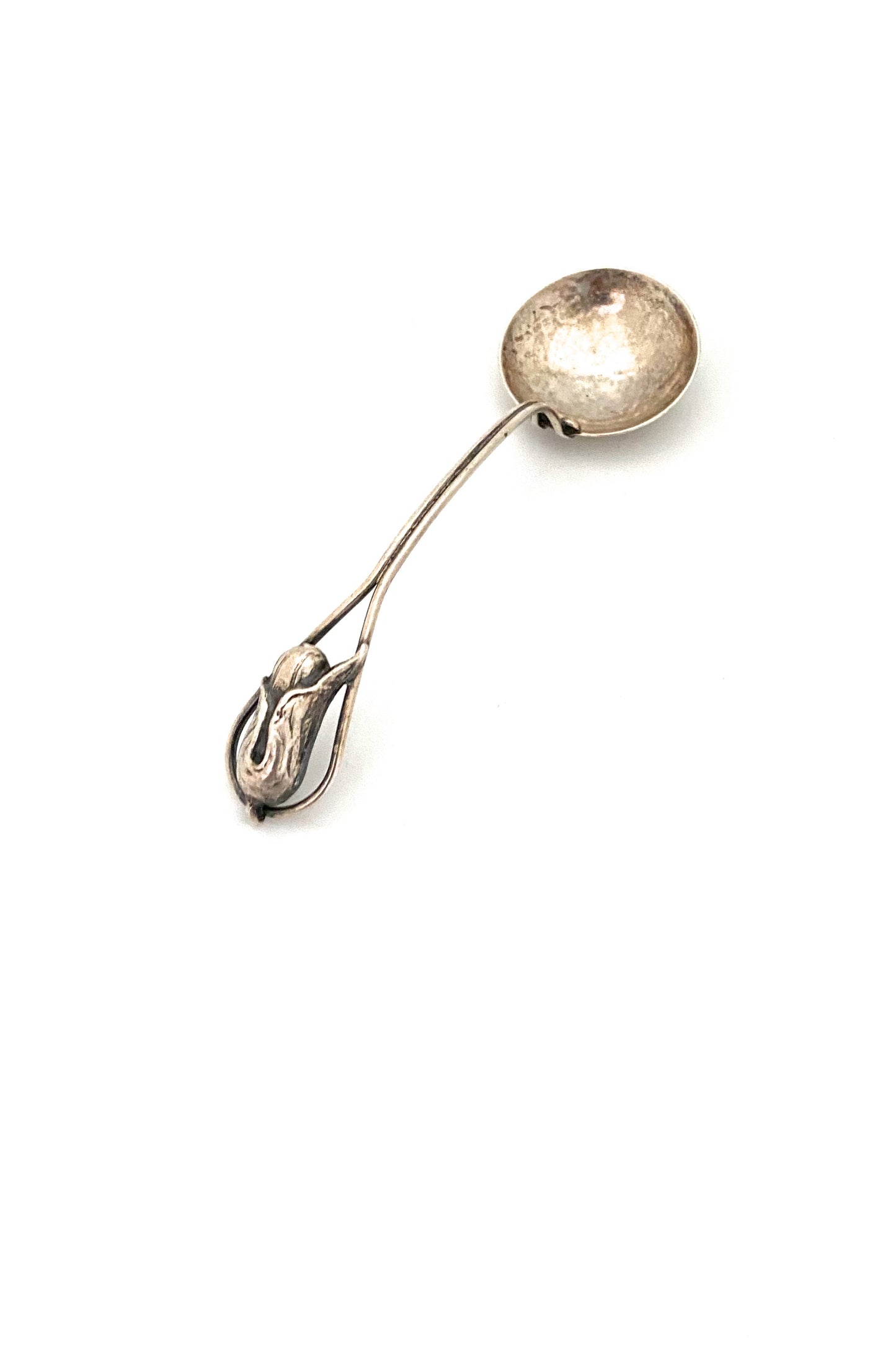 Carl Poul Petersen Canada vintage silver blossom sauce jam spoon