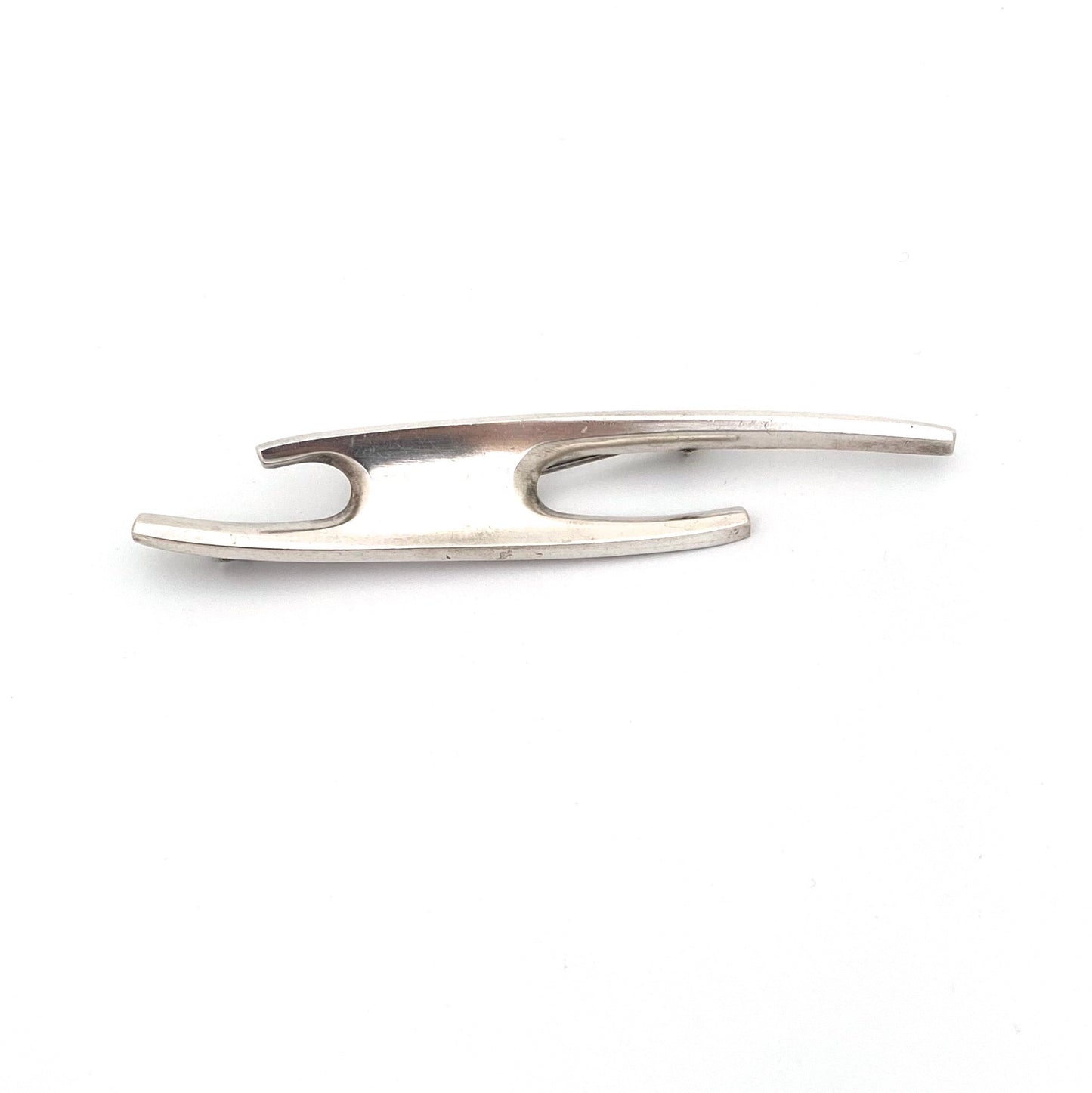 Anton Michelsen large silver Modernist brooch ~ Eigil Jensen
