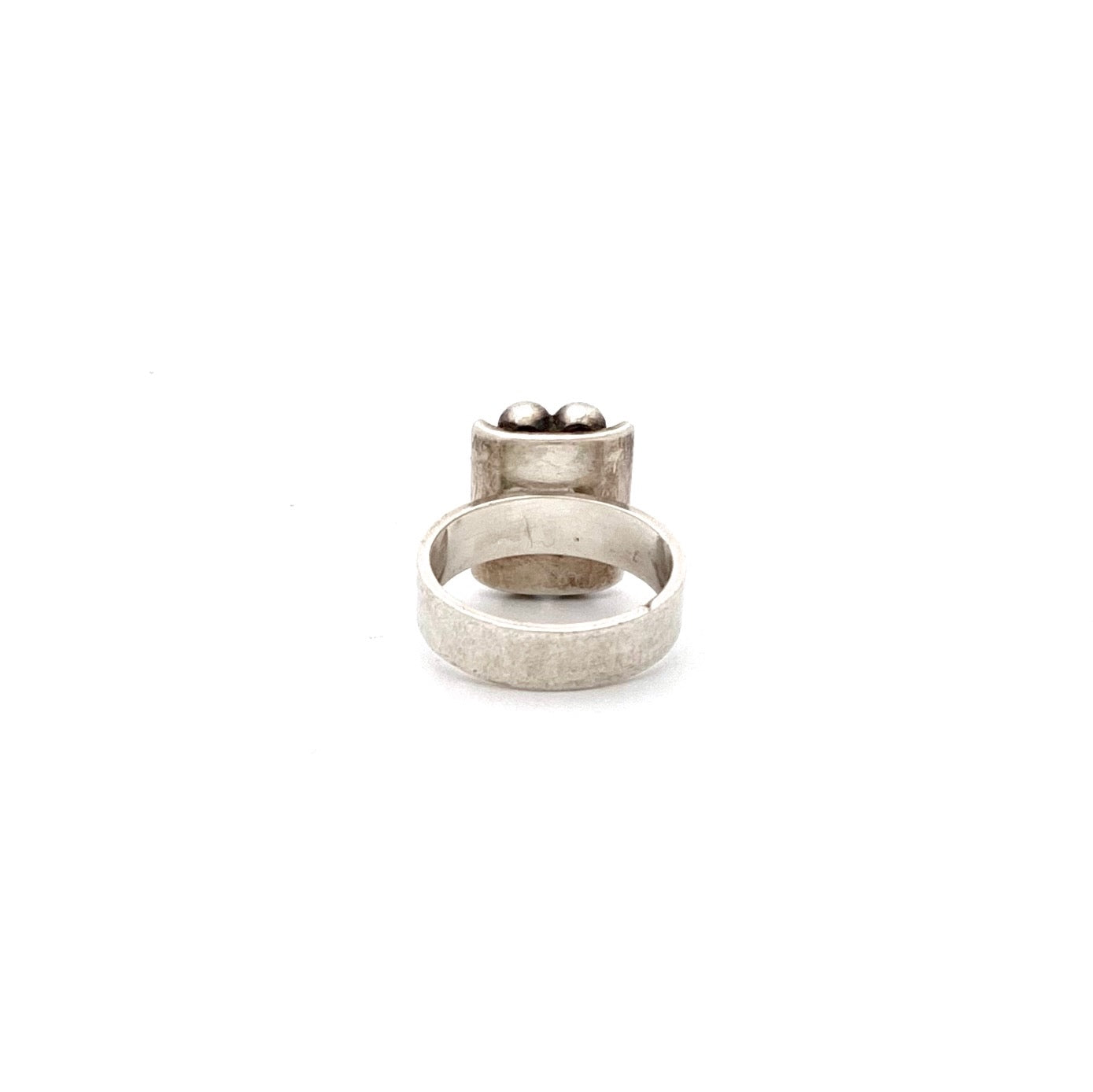 Elis Kauppi 8 silver spheres ring