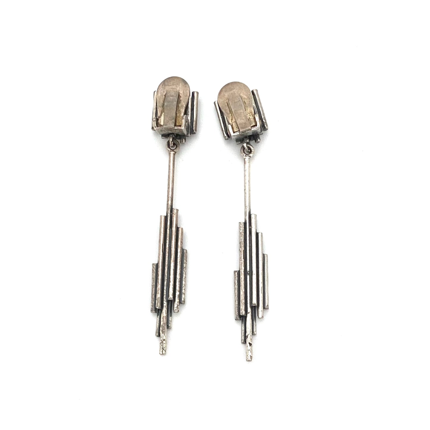 Franz Scheuerle long drop earrings ~ clips