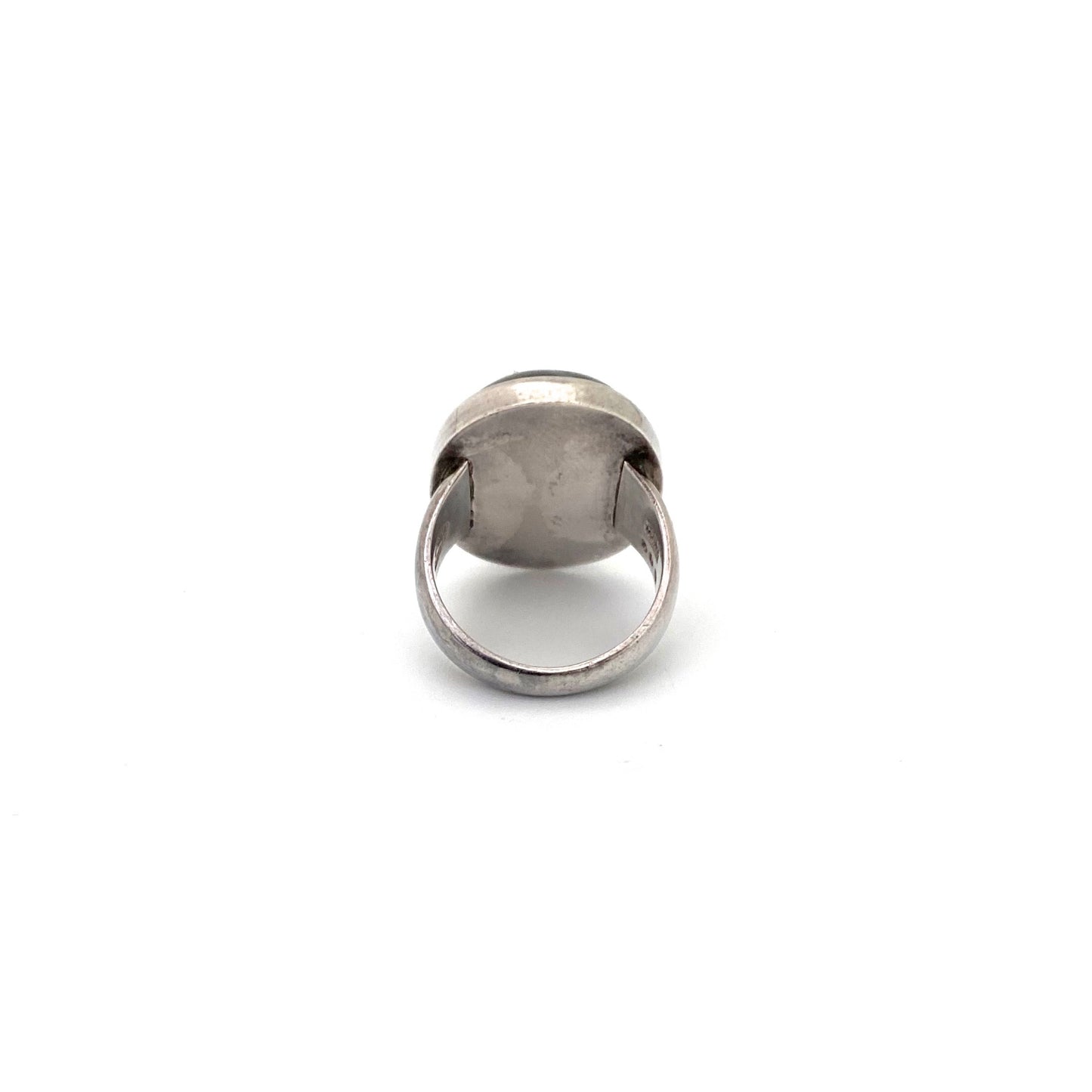 Georg Jensen large moss agate ring #90G