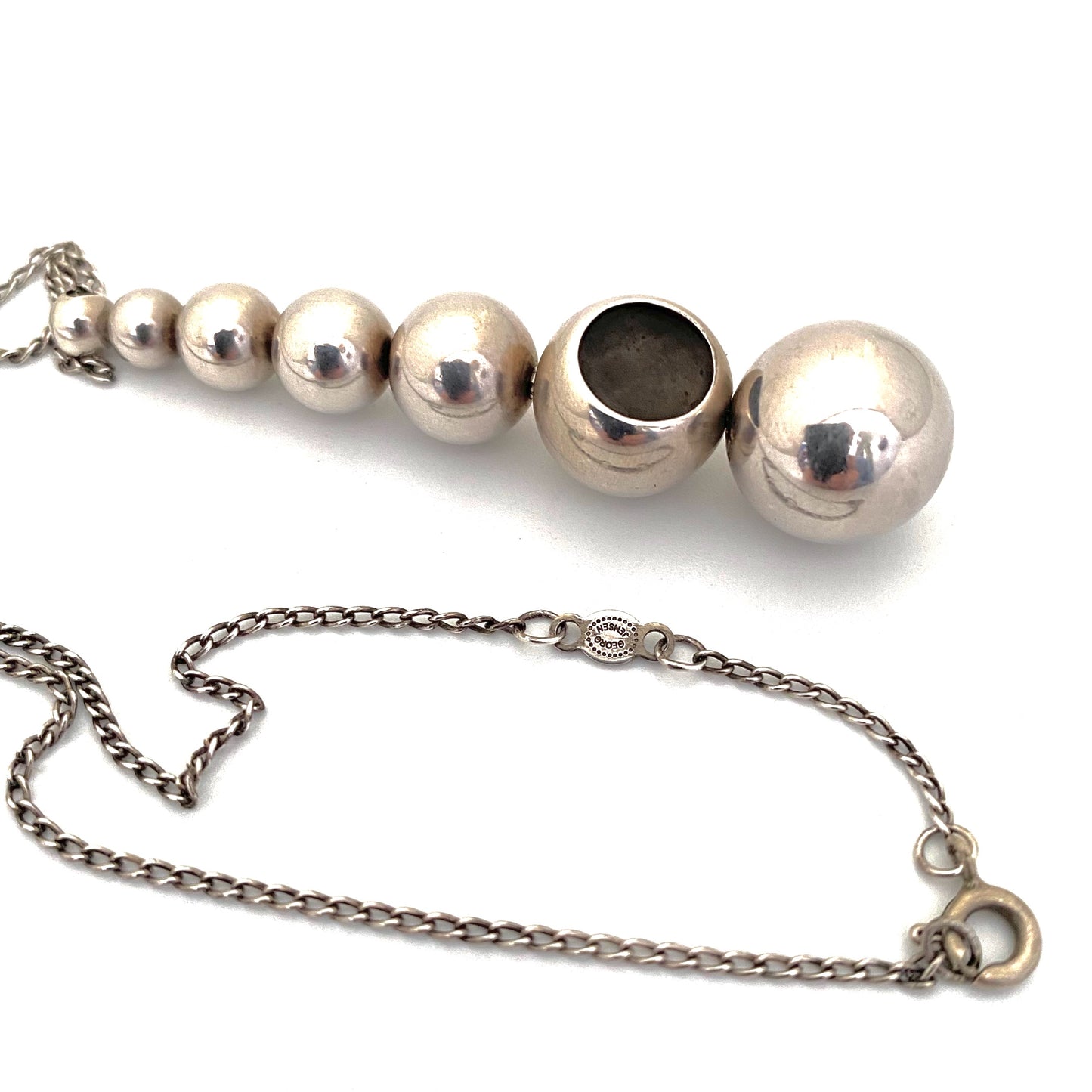 Georg Jensen 'Cave' pendant necklace #441 ~ Jacqueline Rabun