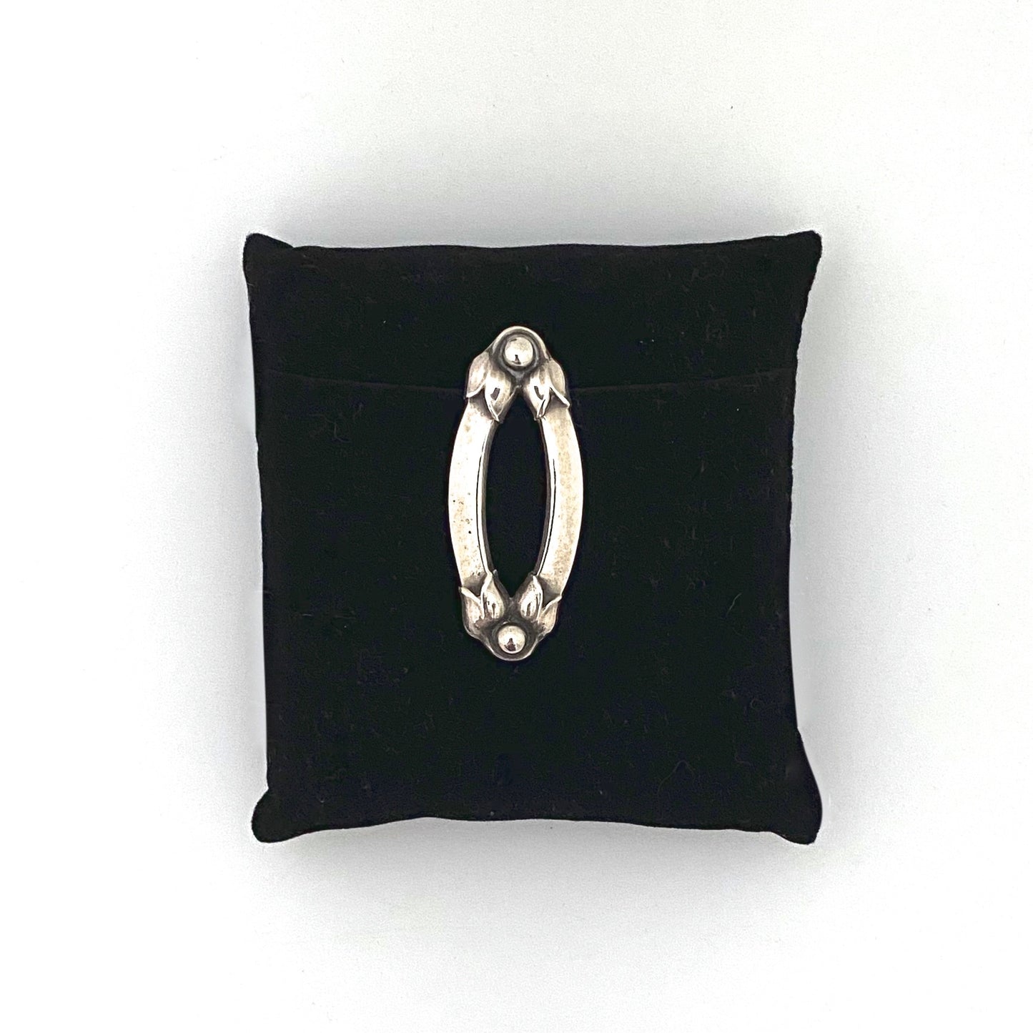 detail Georg Jensen Denmark vintage silver dress clip 141 Georg Jensen design 1933 to 1944