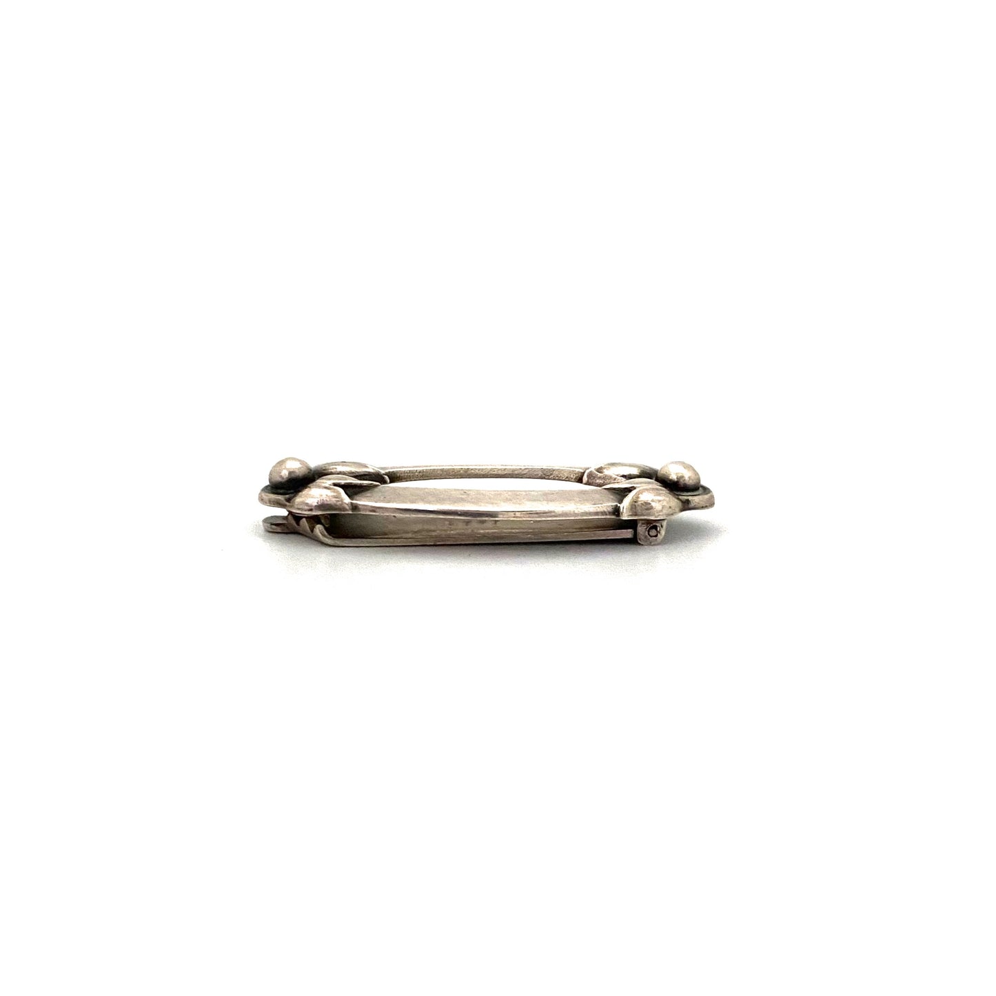 profile Georg Jensen Denmark vintage silver dress clip 141 Georg Jensen design 1933 to 1944
