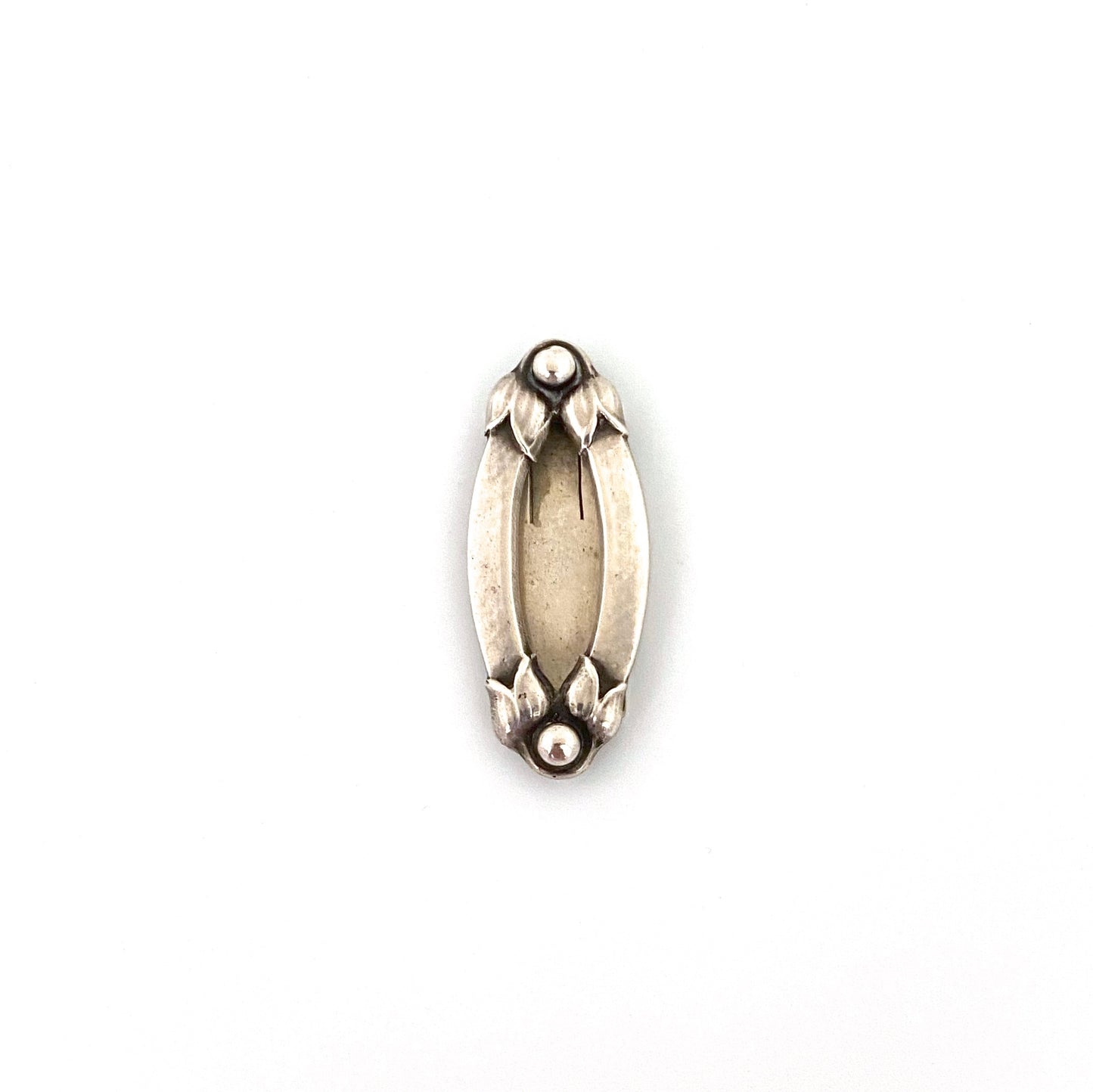 Georg Jensen silver dress clip #141 ~ Georg Jensen design