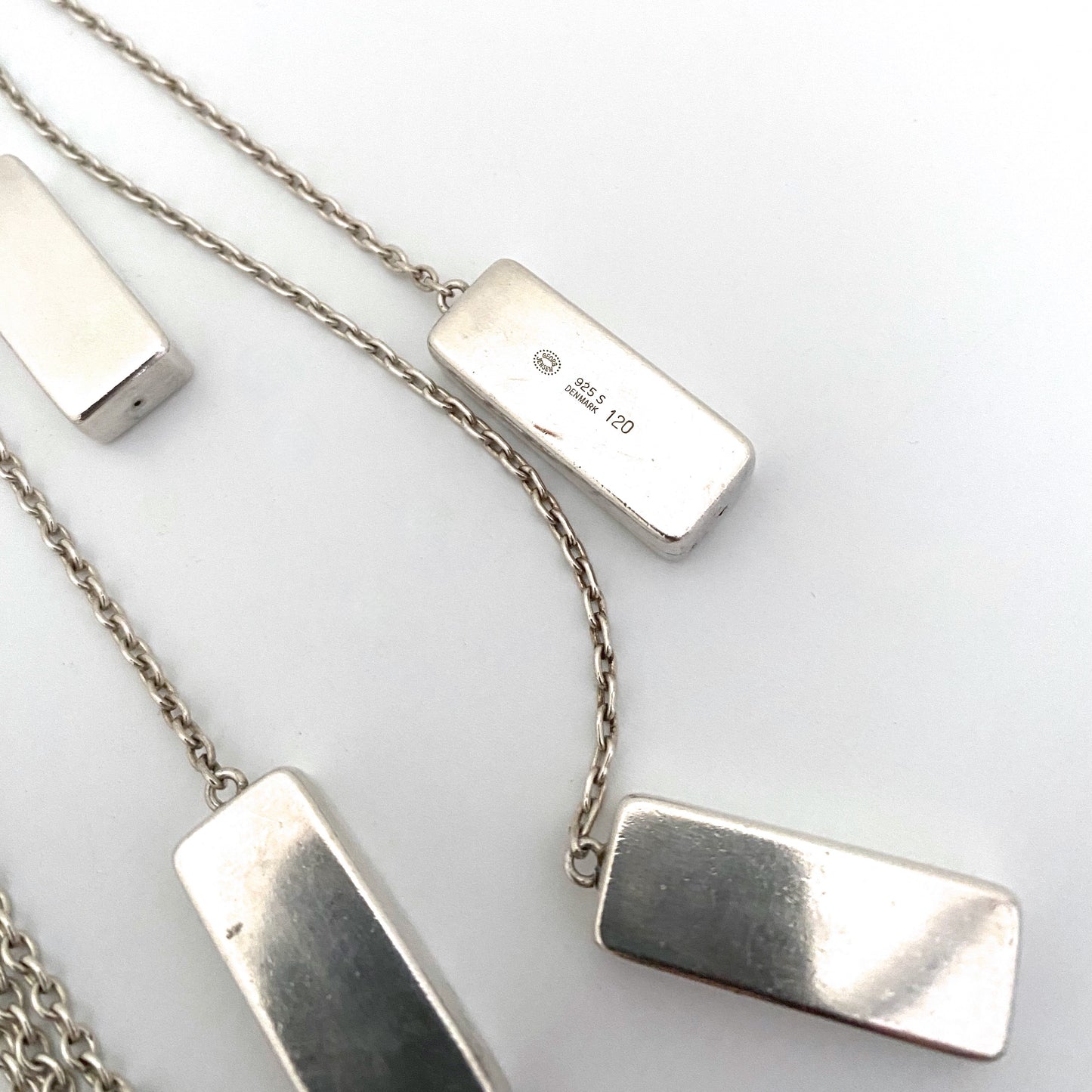 Georg Jensen long sautoir necklace #120 in original box ~ Astrid Fog