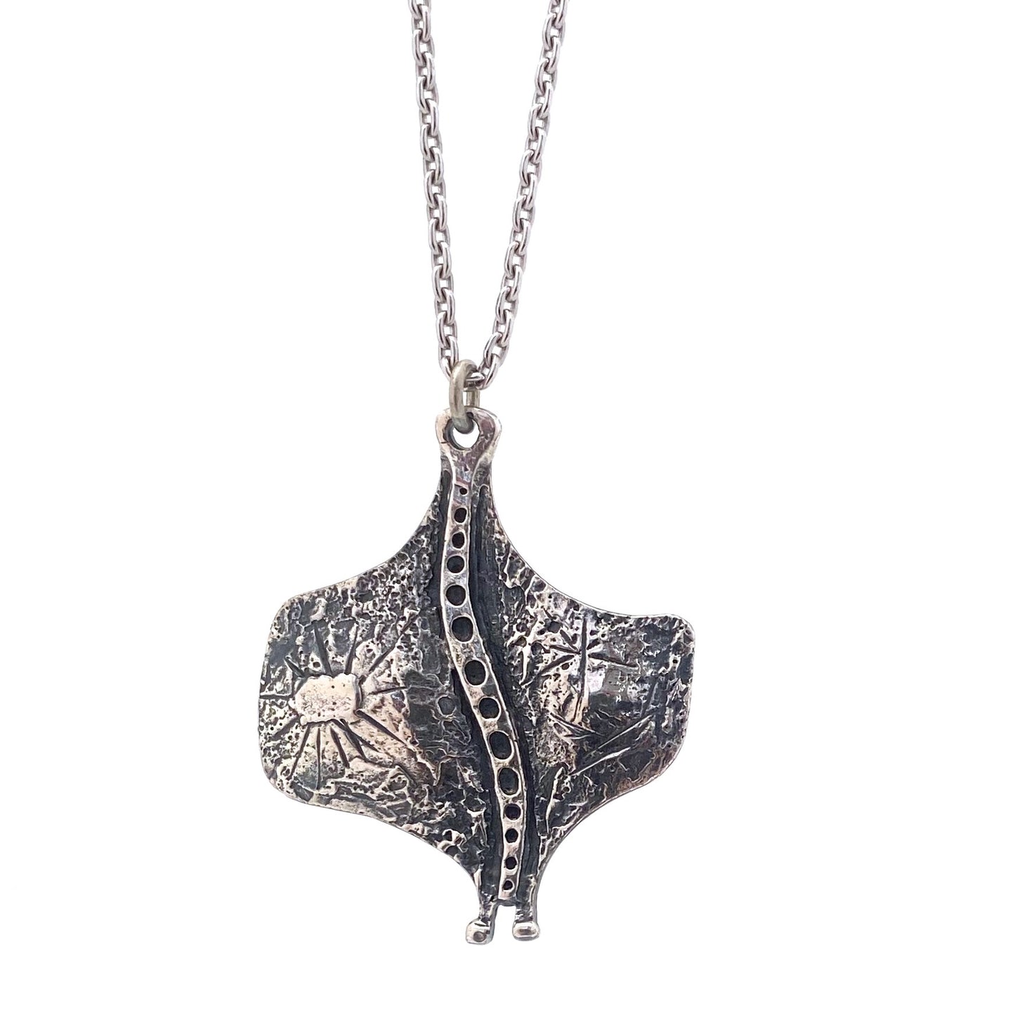 Guy Vidal 'stingray' pendant necklace