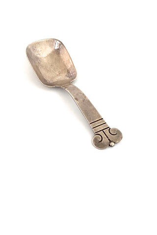 Hector Aguilar Aztec serving / caddy spoon ~ 940 silver