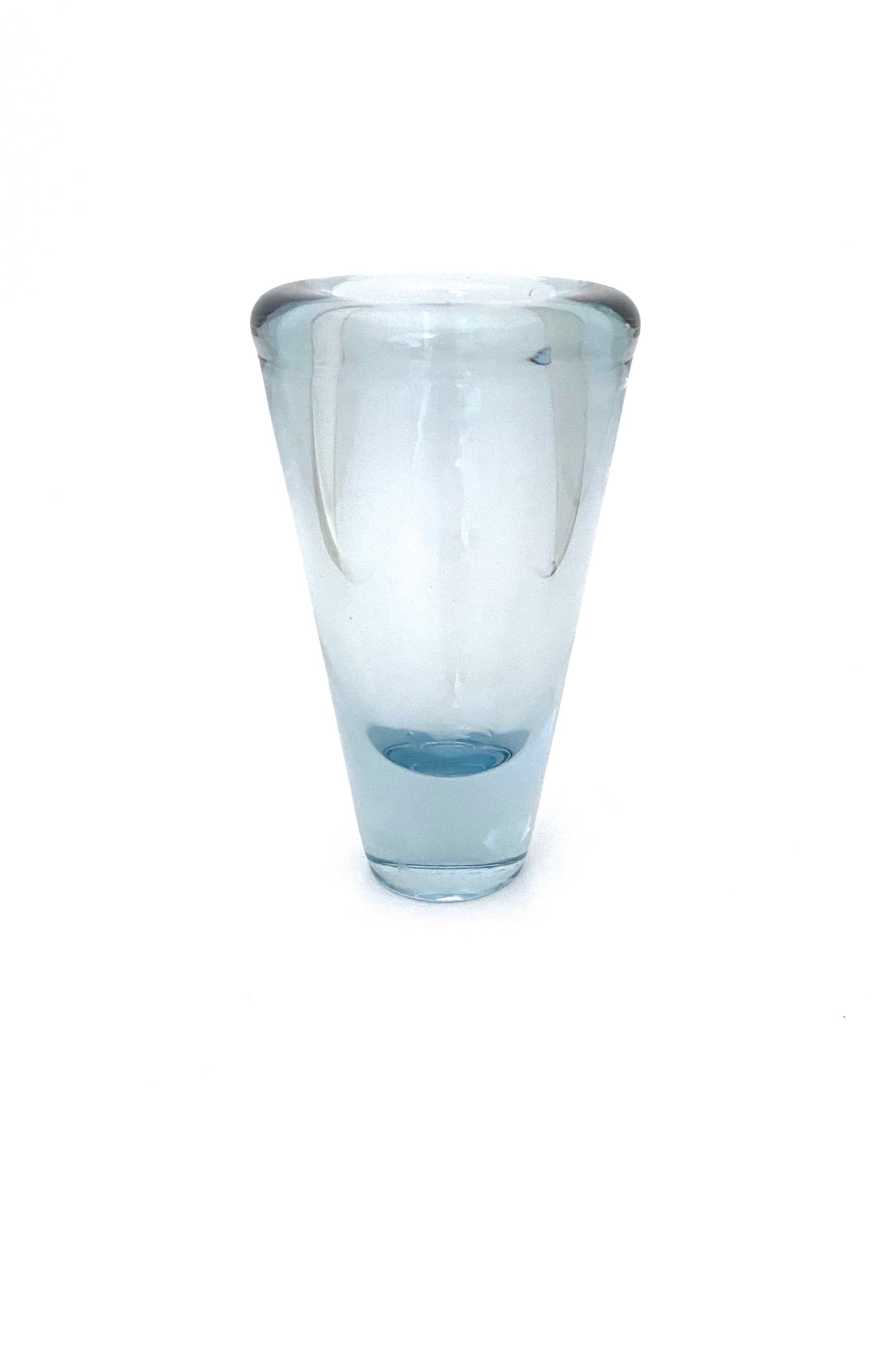 Holmegaard aqua blue 'Umanak' vase ~ Per Lutken