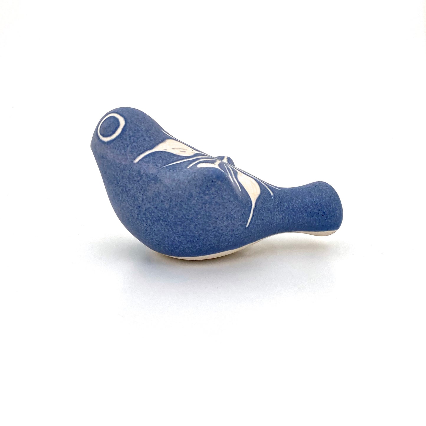 Strawberry Hill Pottery blue bird ~ open wings