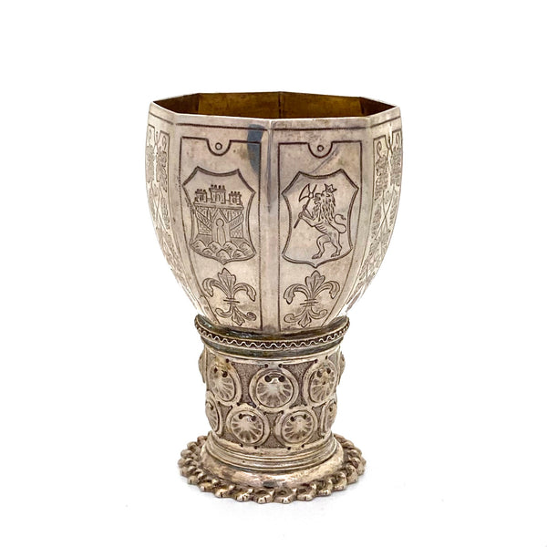 Marius Hammer octagonal silver goblet