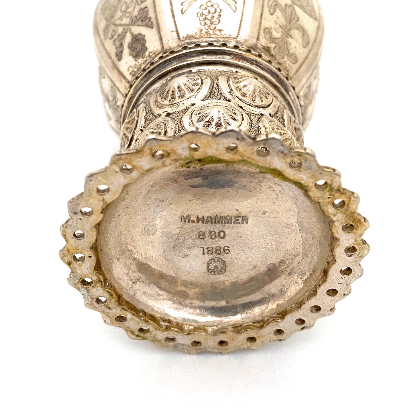 Marius Hammer Norway antique silver goblet