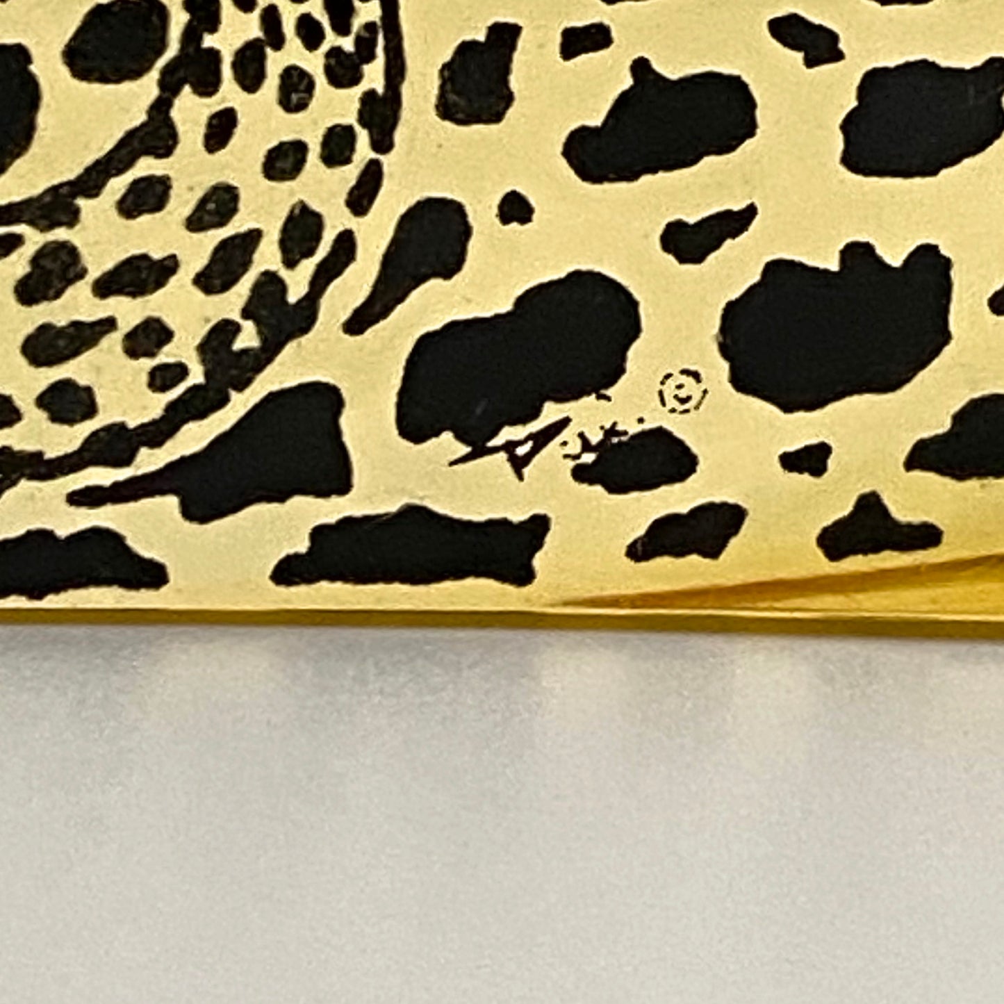 Abraham Palatnik vintage lucite leopard