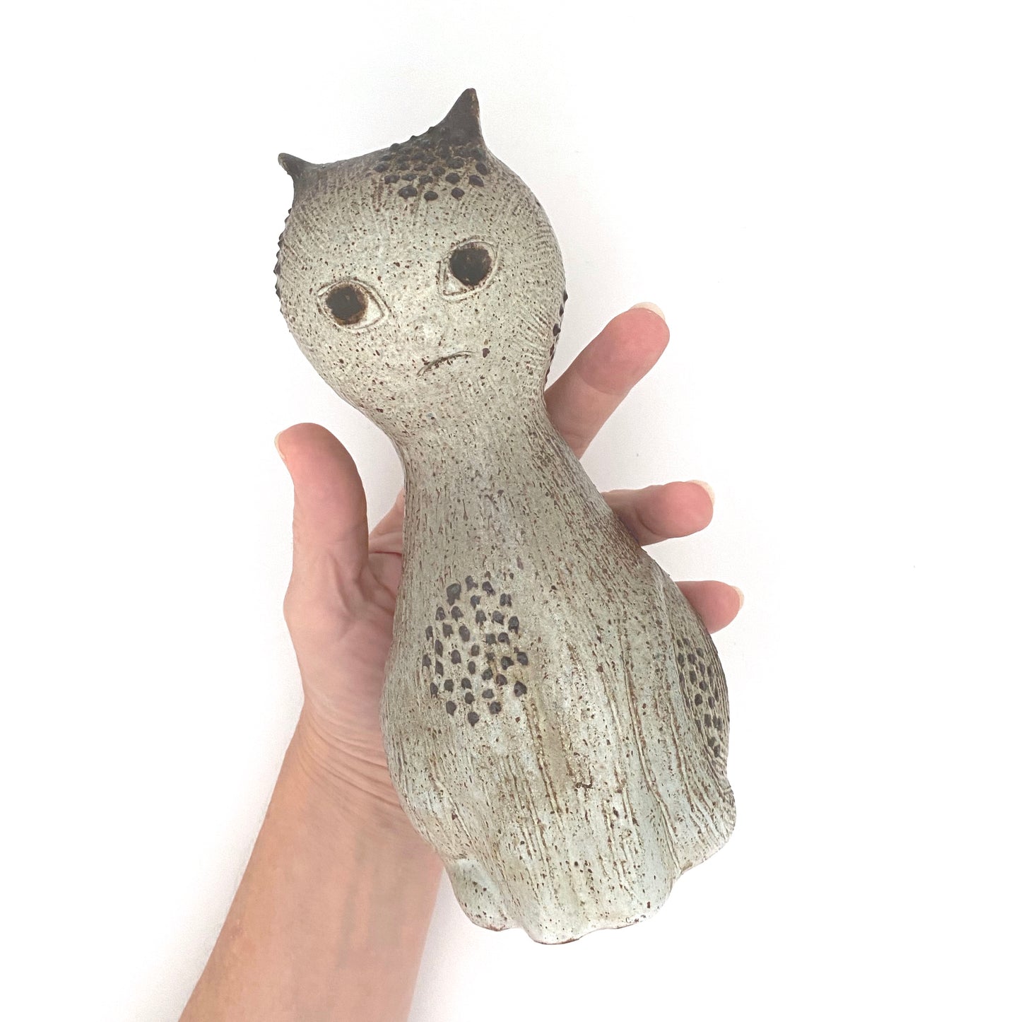 scale Thomas (Tommy) Kakinuma Canada large vintage ceramic cat Canadian mid century design