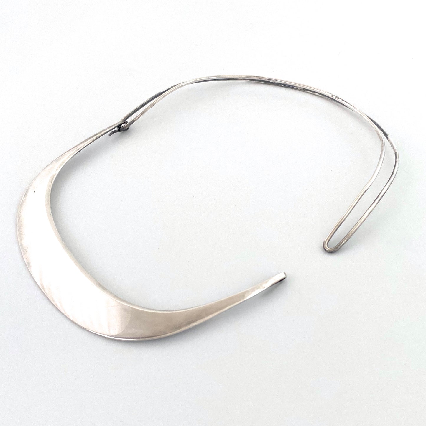David-Andersen large silver two piece necklace