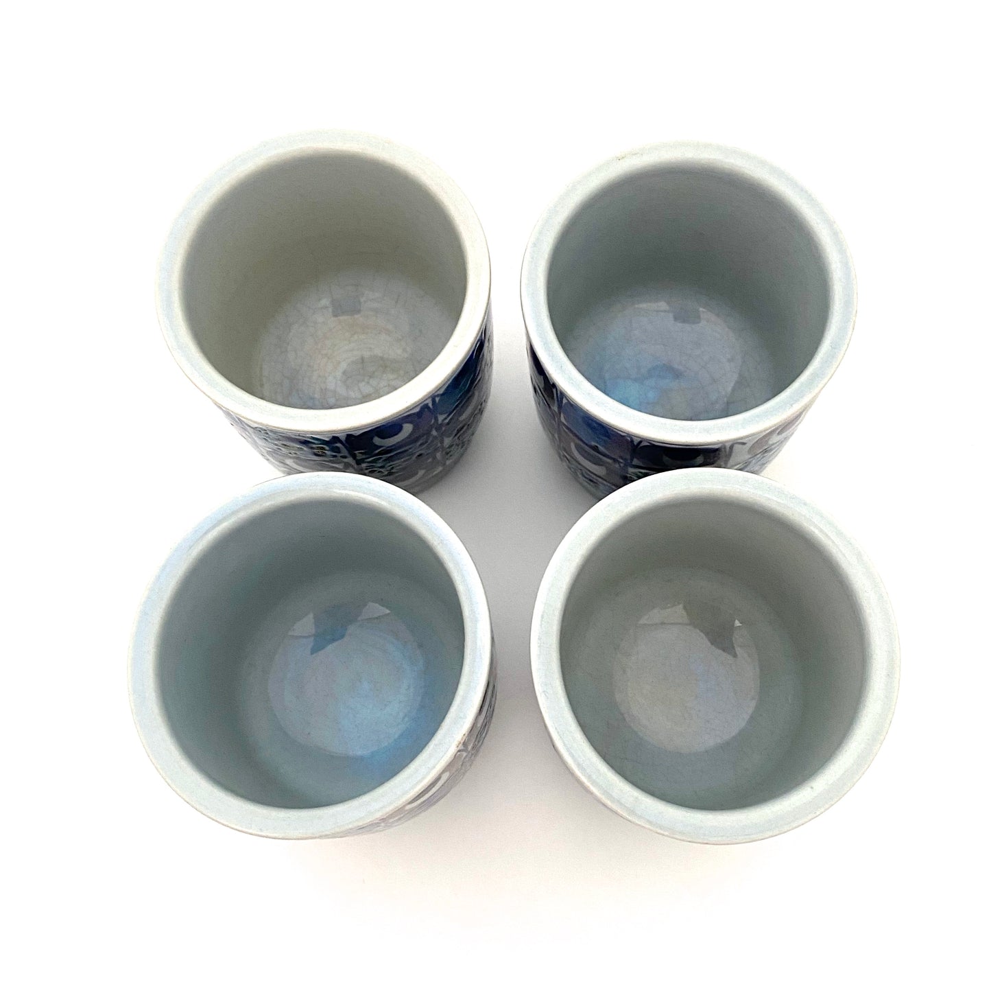 Royal Copenhagen 'Tenera' set of 4 drinks cups ~ Grethe Helland Hansen
