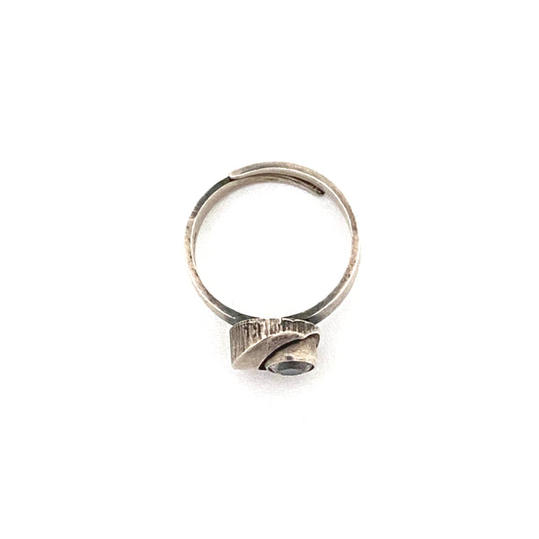 Karl Laine silver & rock crystal ring