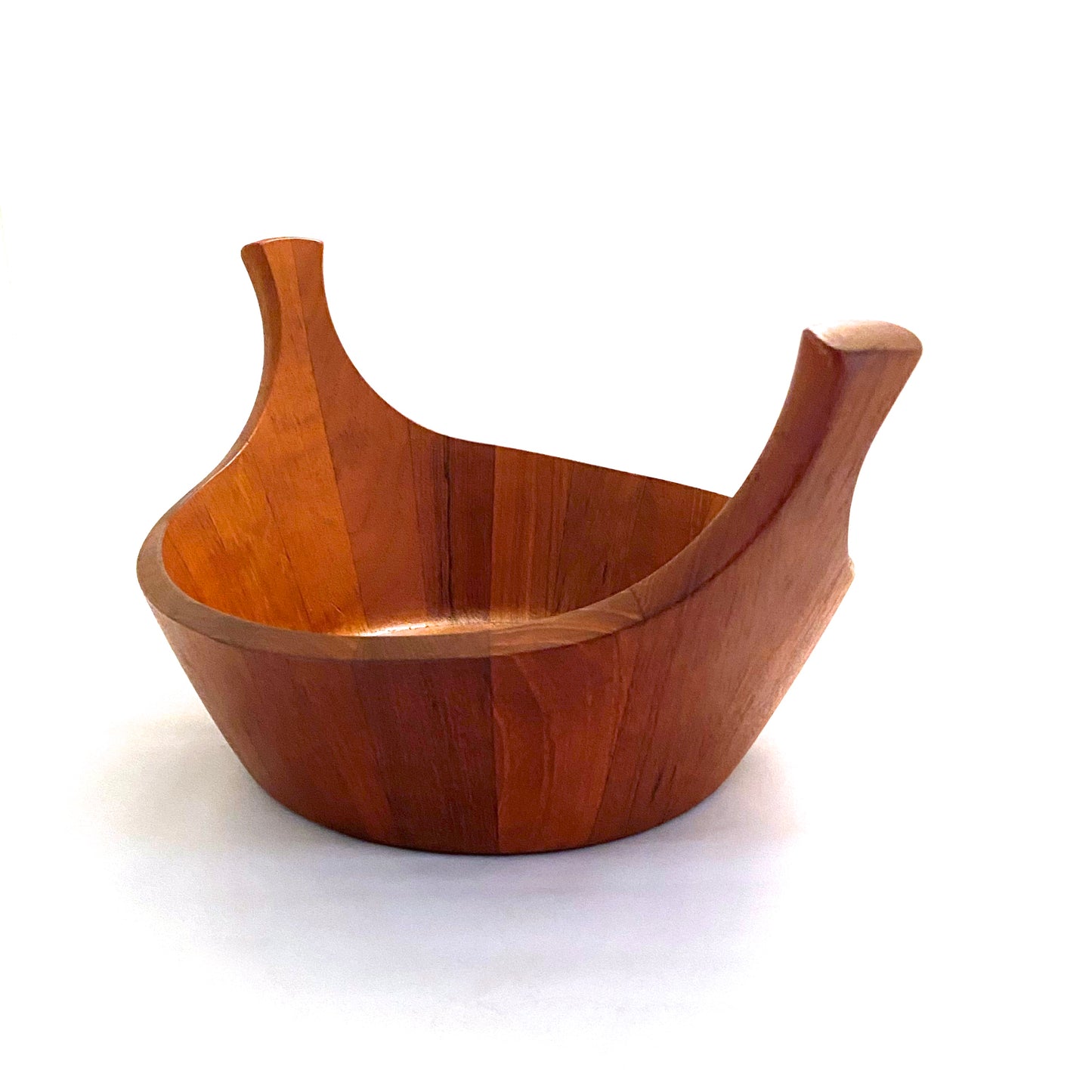 Dansk staved teak 'Viking' bowl ~ Jens Quistgaard