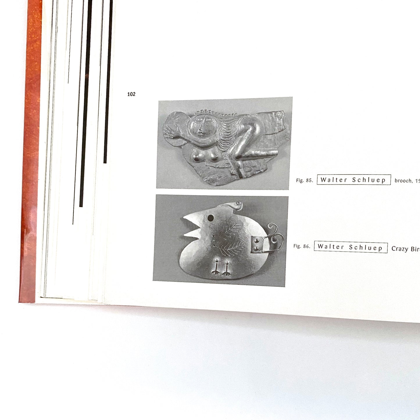 detail Walter Schluep Ornament and Object Canadian Jewellery and Metal Art Boston Mills Press 1997 Anne Barros Canadian design book