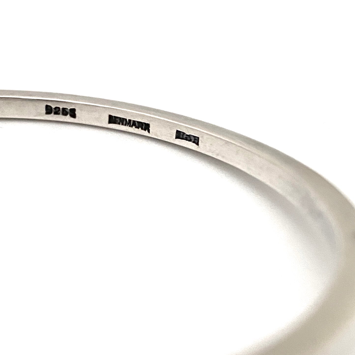 Hans Hansen silver spheres bangle bracelet