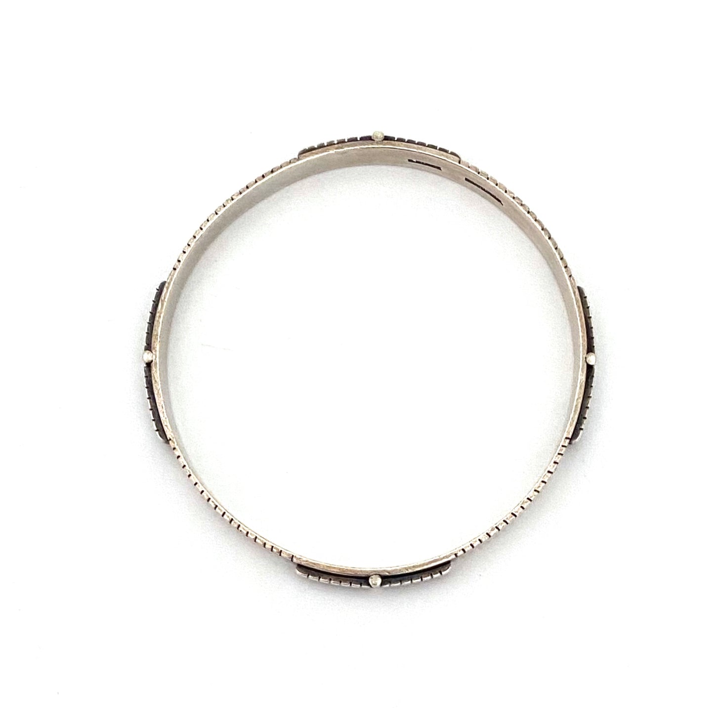 Sigurd Black Denmark vintage silver bangle bracelet #2