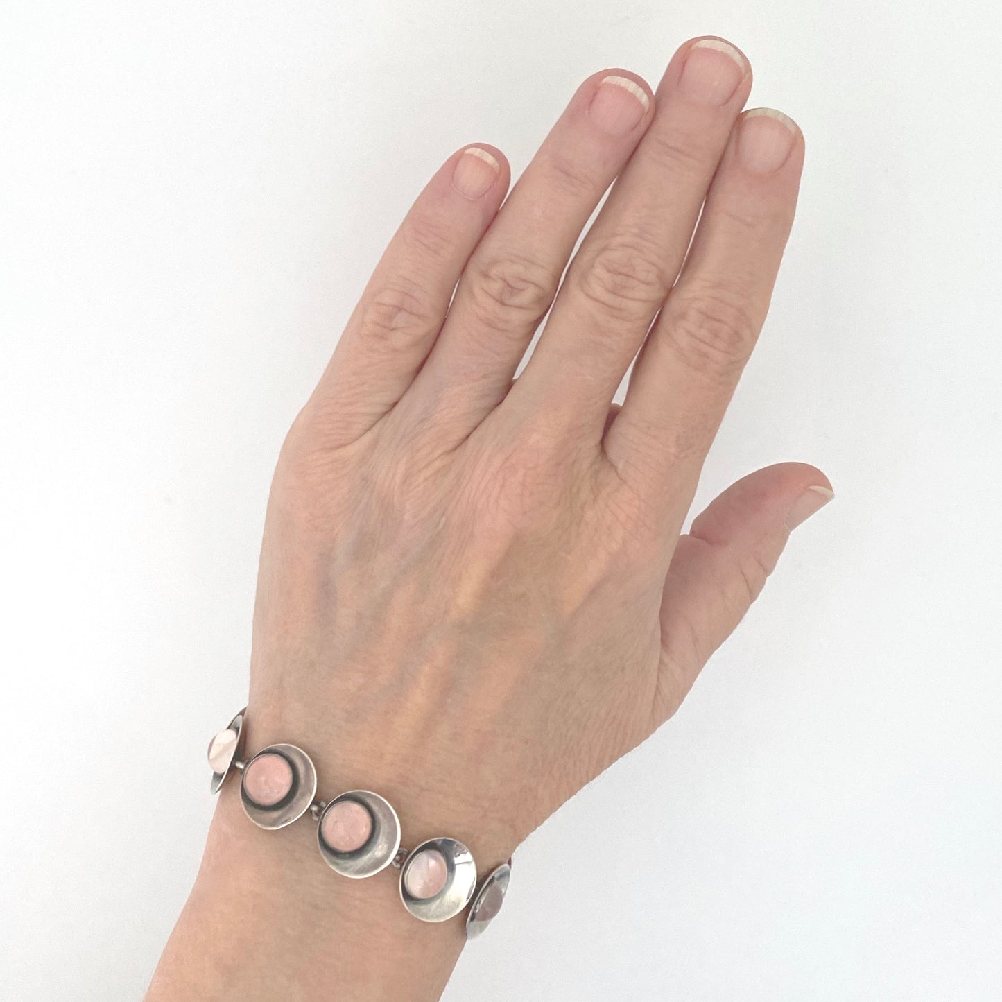 NE From vintage silver & rose link bracelet