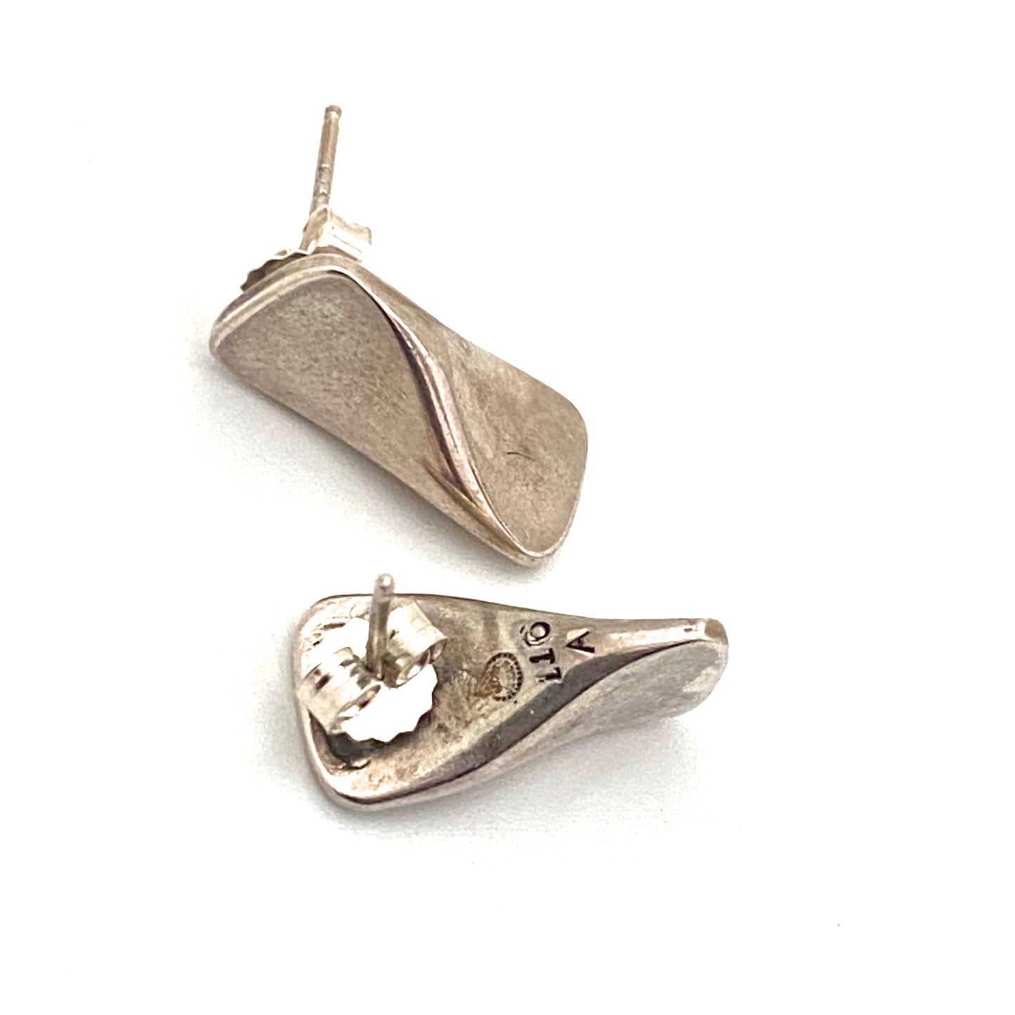 Georg Jensen earrings 116A for pierced ears ~ Edvard Kindt-Larsen