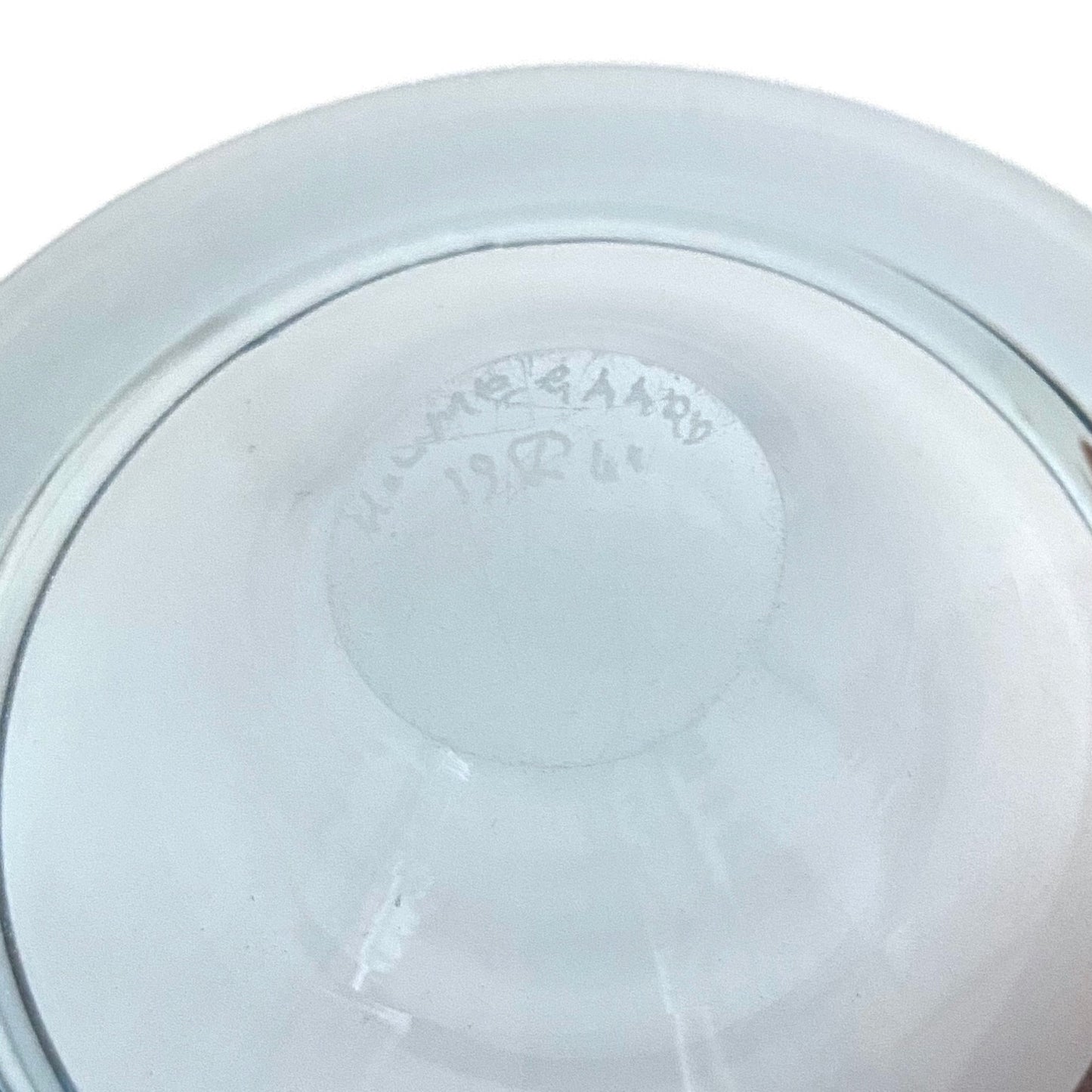 Holmegaard aqua blue dish ~ Per Lutken
