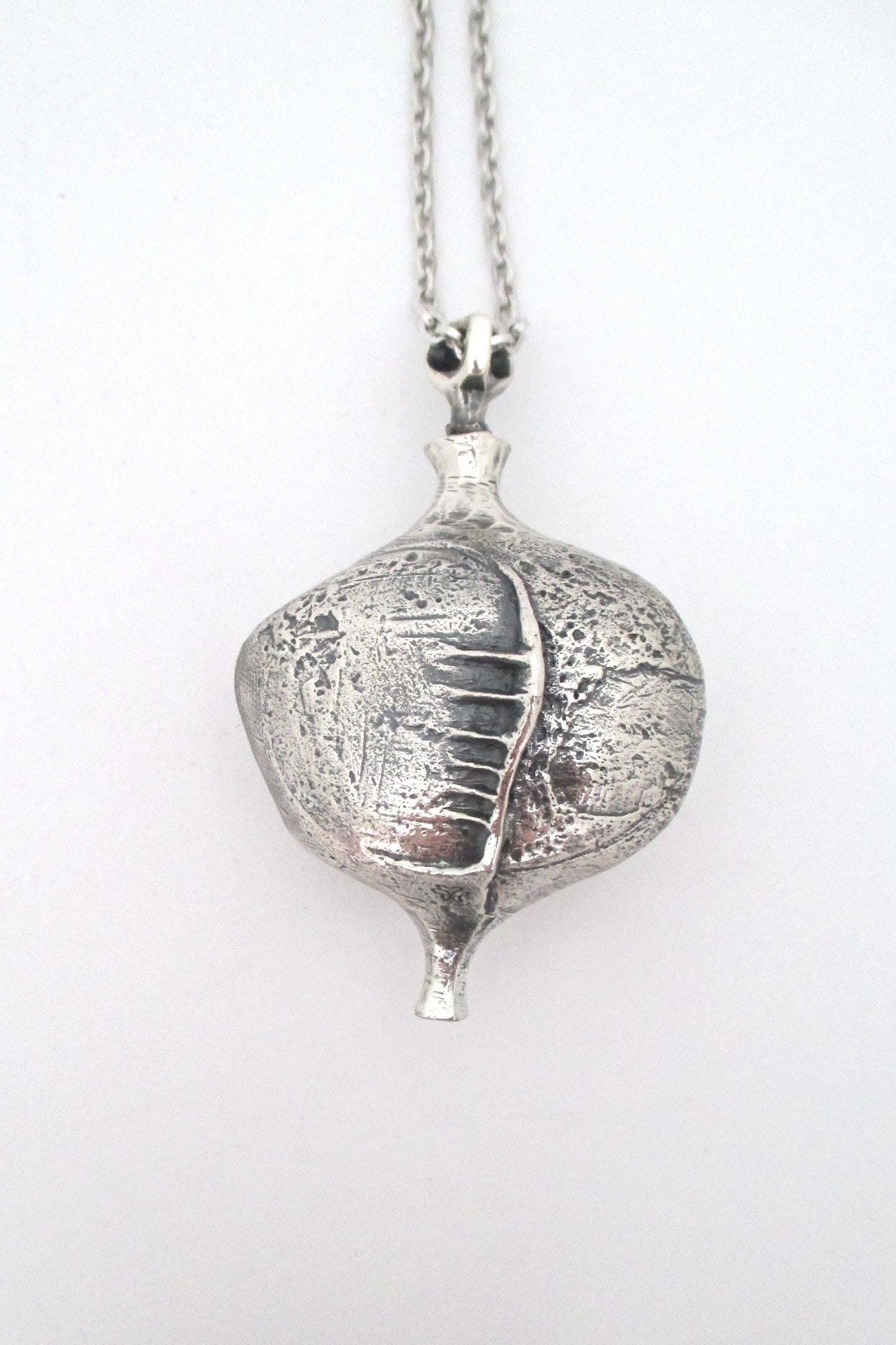 Guy Vidal large sculpture / pendant necklace with original box ~ rare