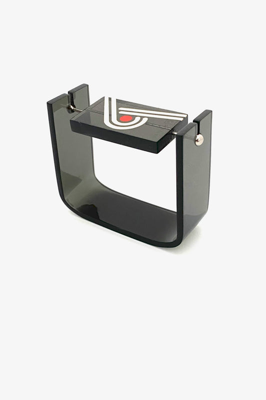 Jean-Claude Darveau Canada vintage lucite pop art bracelet Modernist jewelry design