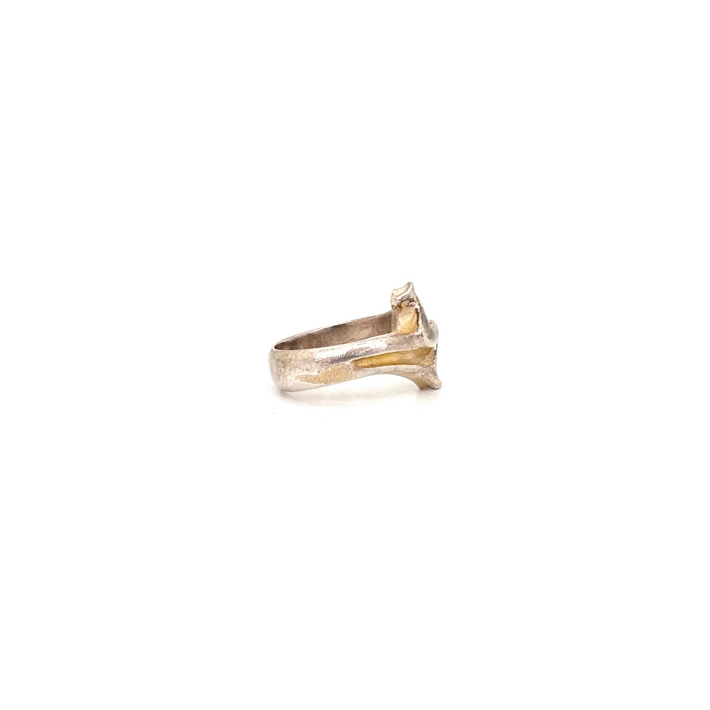 Lapponia textured silver ring ~ 1984