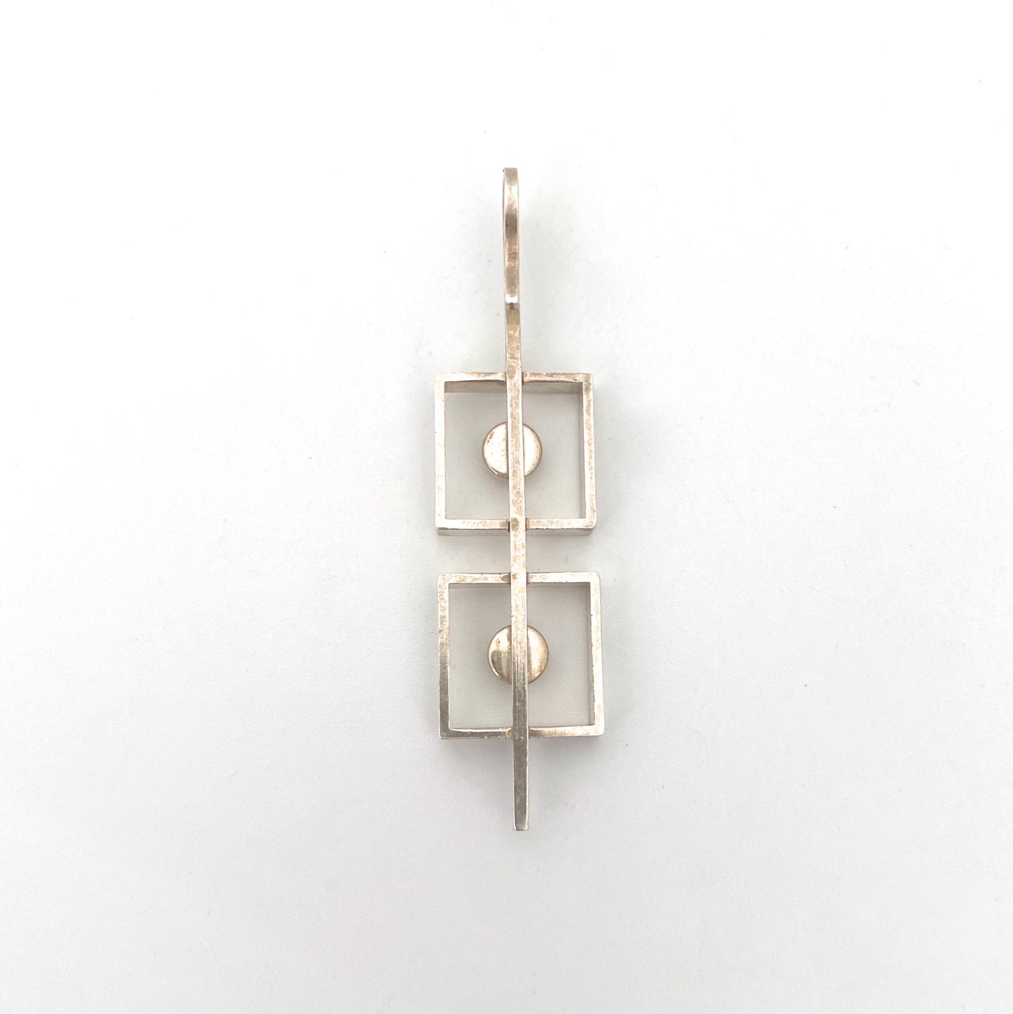 NE From silver & rose quartz choker necklace