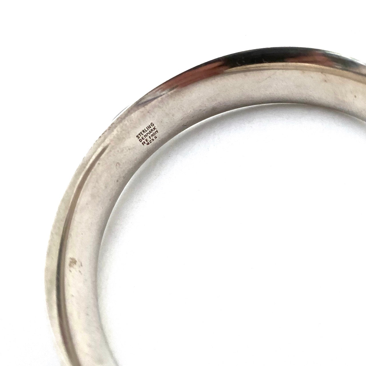 Niels Erik From silver & chrysoprase cuff bracelet