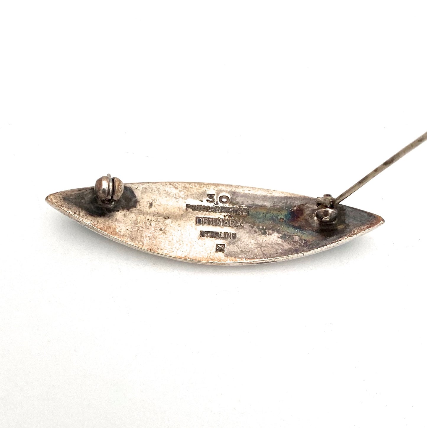 Poul Warmind silver & enamel brooch