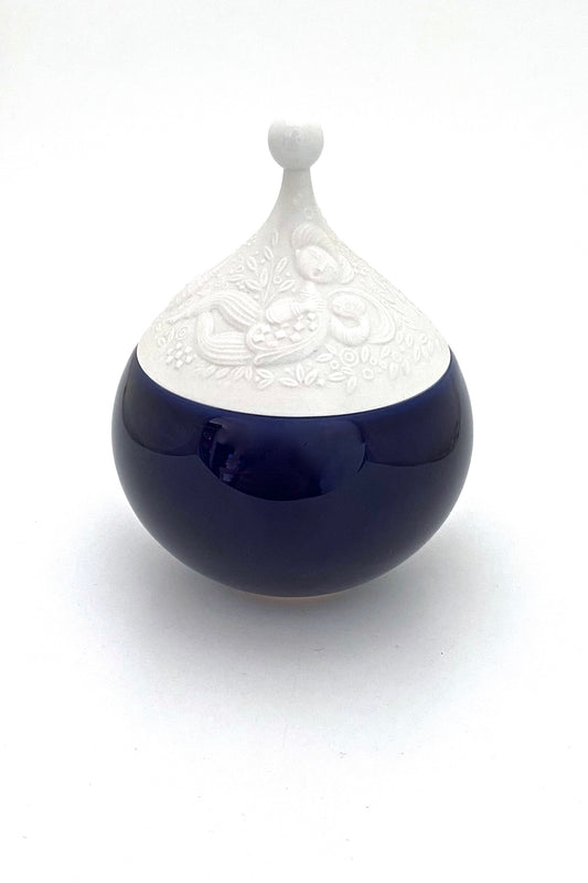 Rosenthal Germany vintage porcelain Magic Flute lidded jar Bjorn Wiinblad mid century modern design