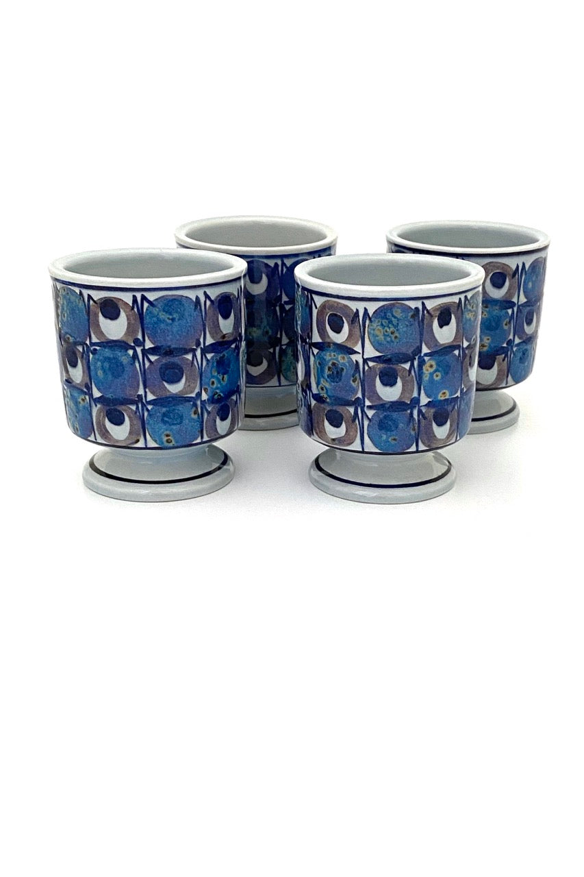 Royal Copenhagen Denmark vintage ceramic Tenera drinks cups Grethe Helland Hansen Danish Modern design