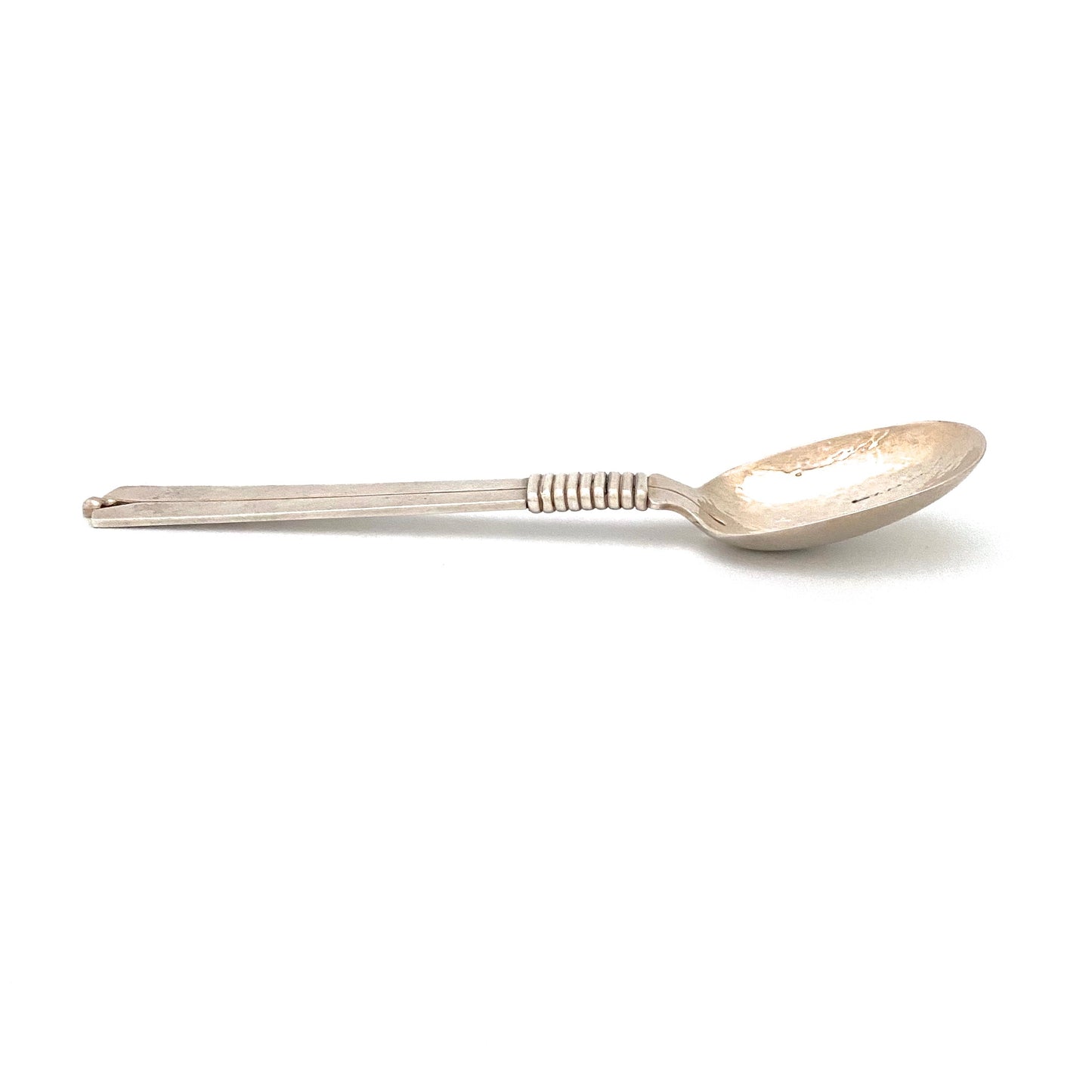 profile William Spratling Taxco Mexico vintage silver serving spoon Silver Thread midcentury modern design