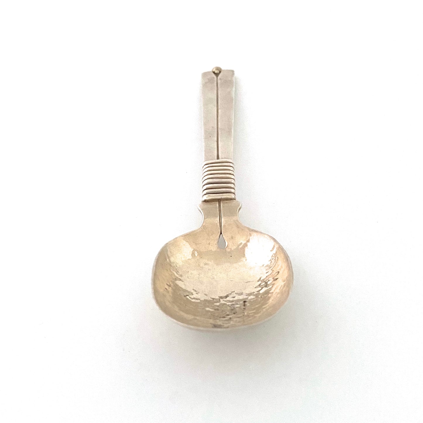 detail William Spratling Taxco Mexico vintage silver serving spoon Silver Thread midcentury modern design