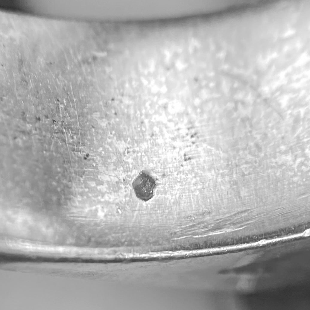 vintage silver Modernist dome ring ~ nicely constructed