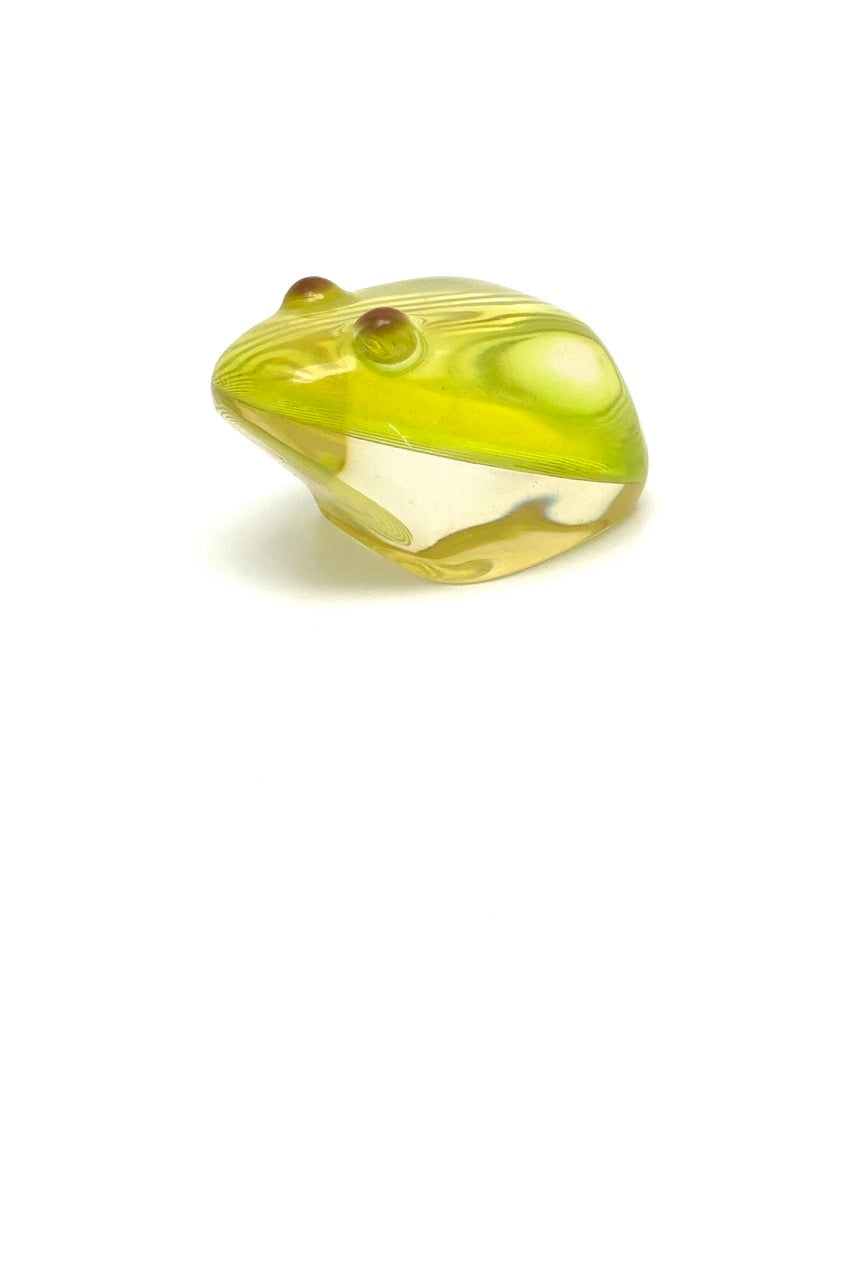 Abraham Palatnik Brazil vintage lucite acrylic op art frog sculpture mid century modern design
