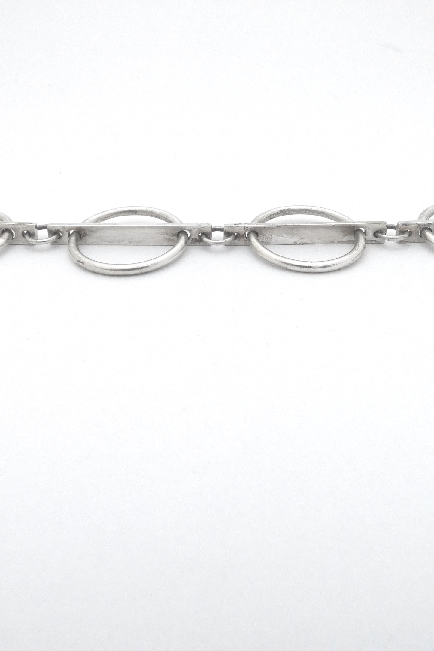 profile Hans Hansen Denmark vintage extra long rare pendant necklace by Bent Exner Scandinavian Modern design jewelry