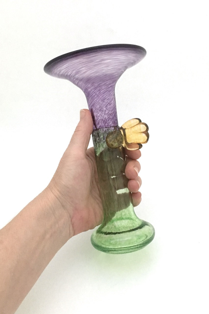 Bertil Vallien 'Windpipe' vase ~ signed