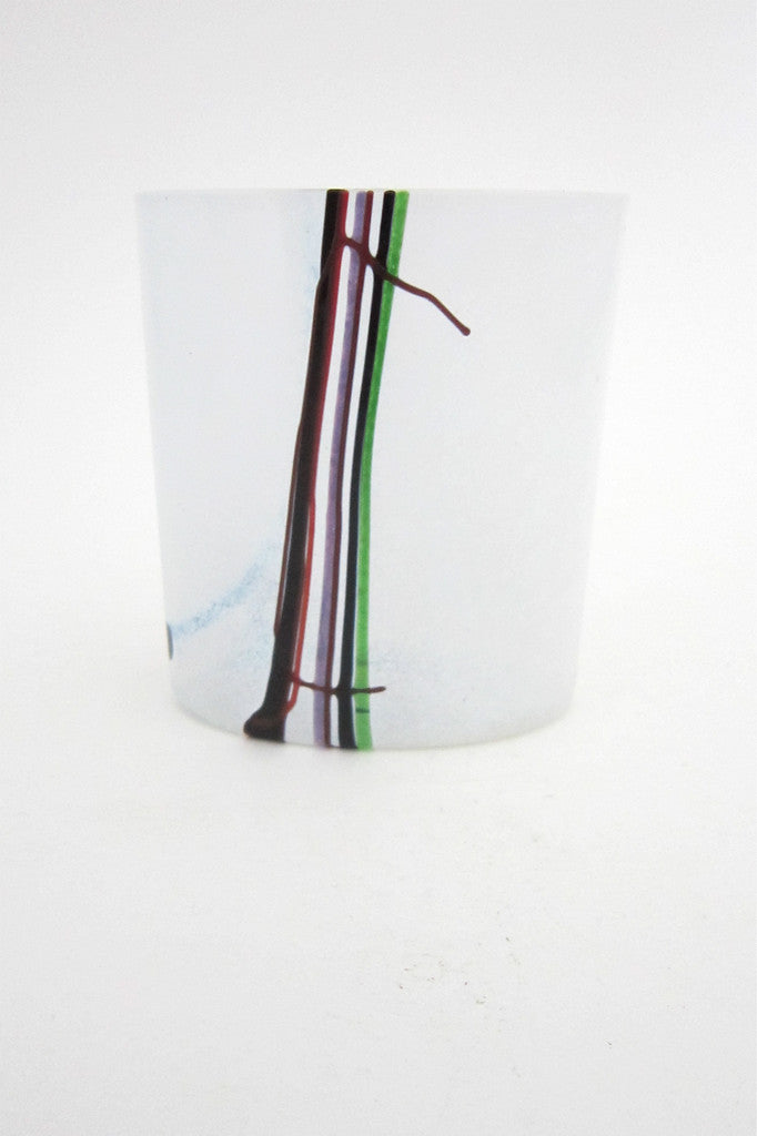 Kosta Boda Rainbow vase by Bertil Vallien