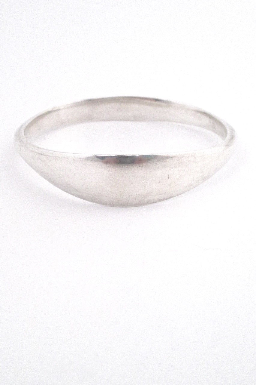 David Andersen Norway vintage Scandinavian Modern heavy silver bangle bracelet