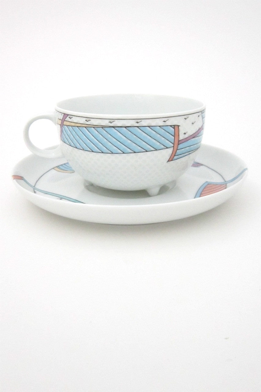 Tapio Wirkkala and Dorothy Hafner for Rosenthal vintage Century New Wave cup and saucer