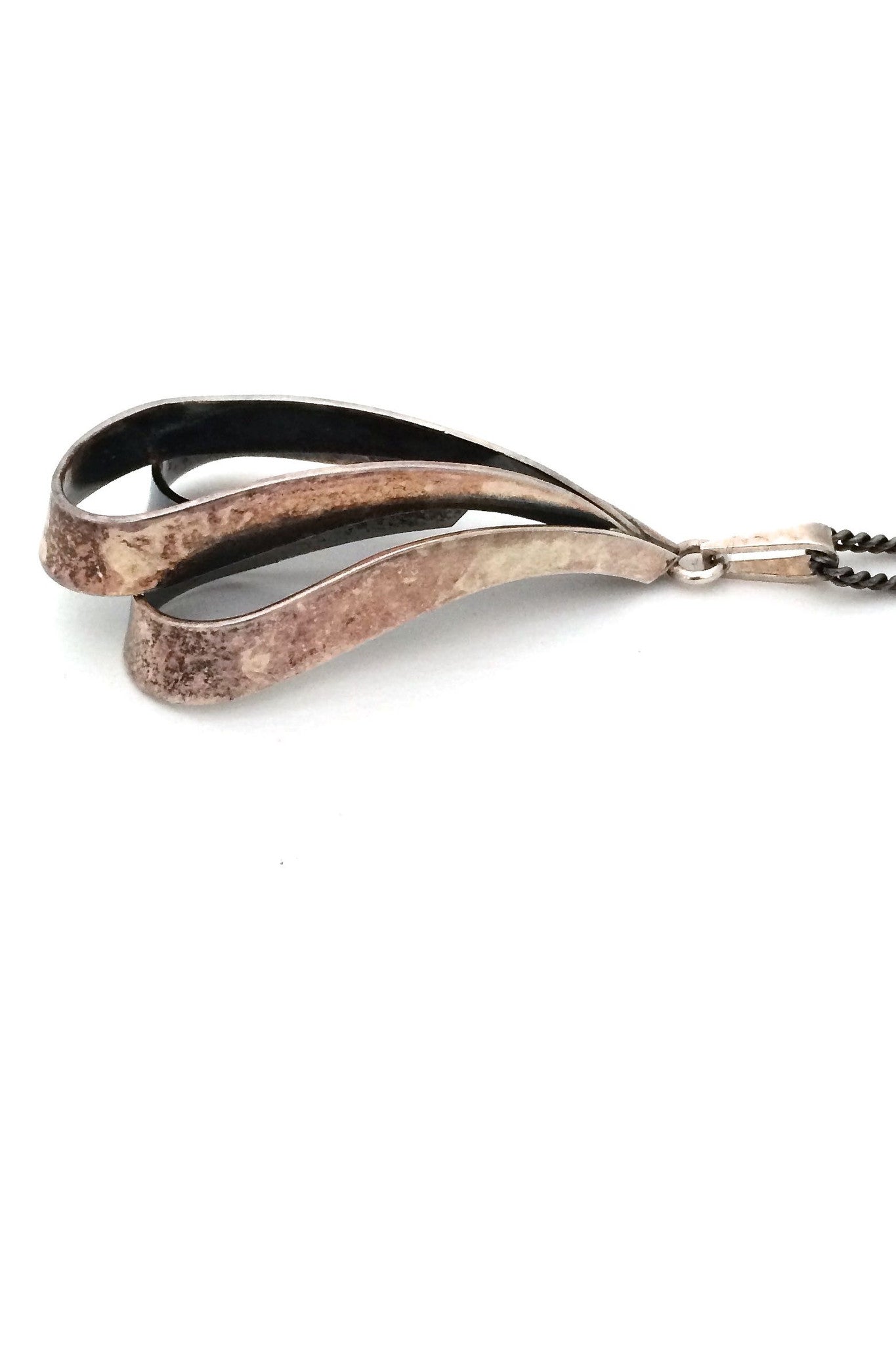 Erik Granit Finland vintage sterling silver large pendant