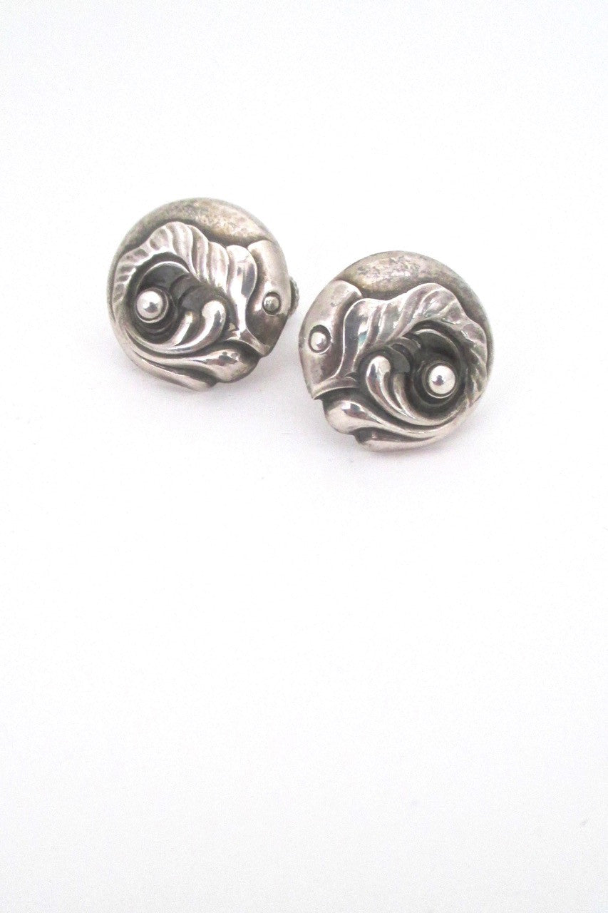 did georg jensen ever make silver fish box Georg Jensen skonvirke fish earrings #63 – Samantha Howard Vintage